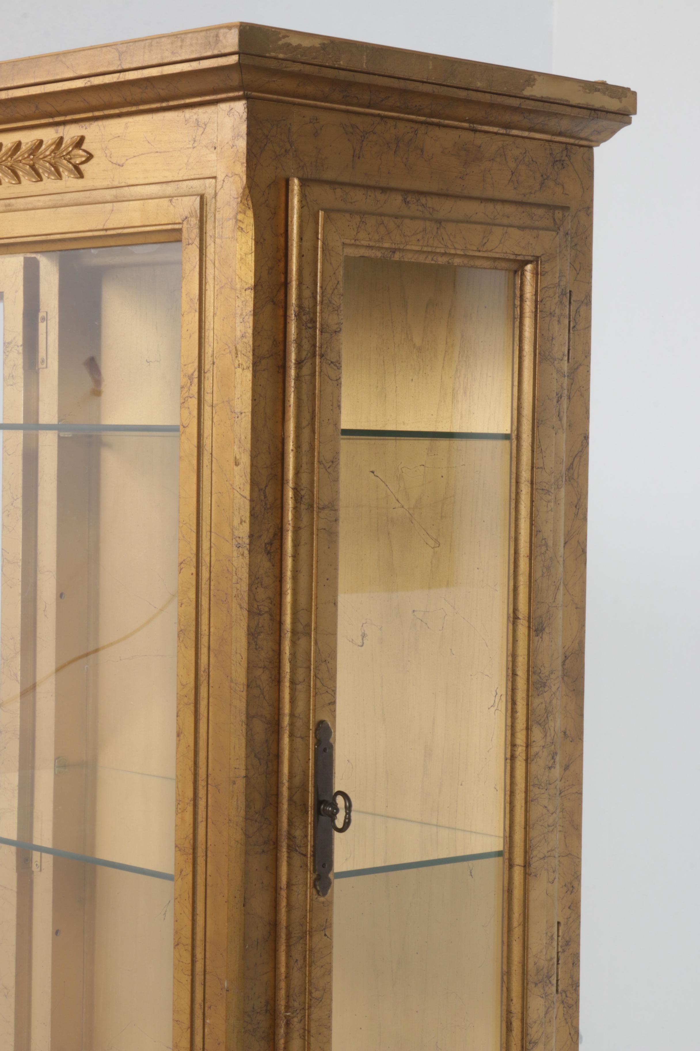 Sanford Furniture Co. French Provincial Display Cabinet, Mid-Century