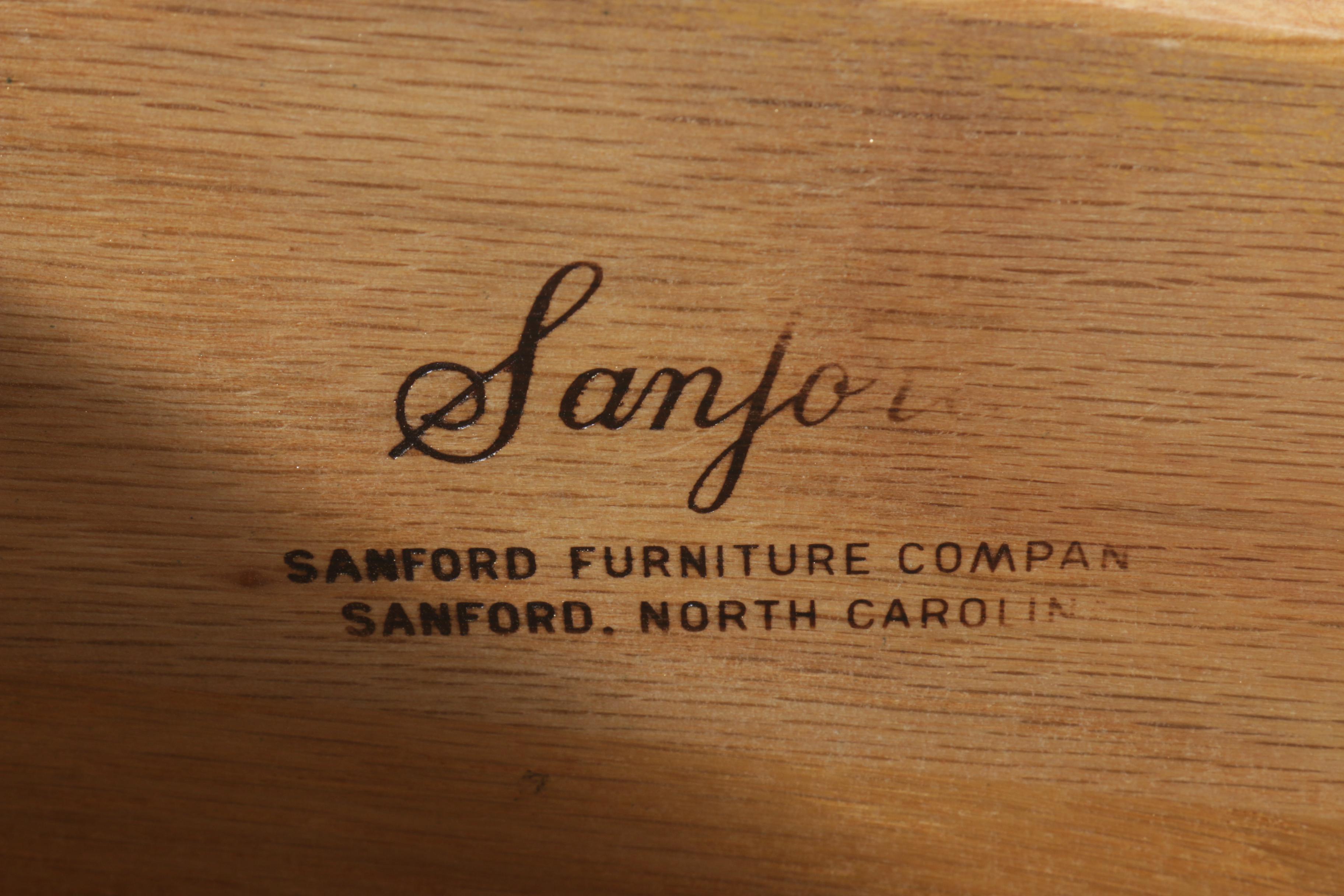 Sanford Furniture Co. French Provincial Display Cabinet, Mid-Century