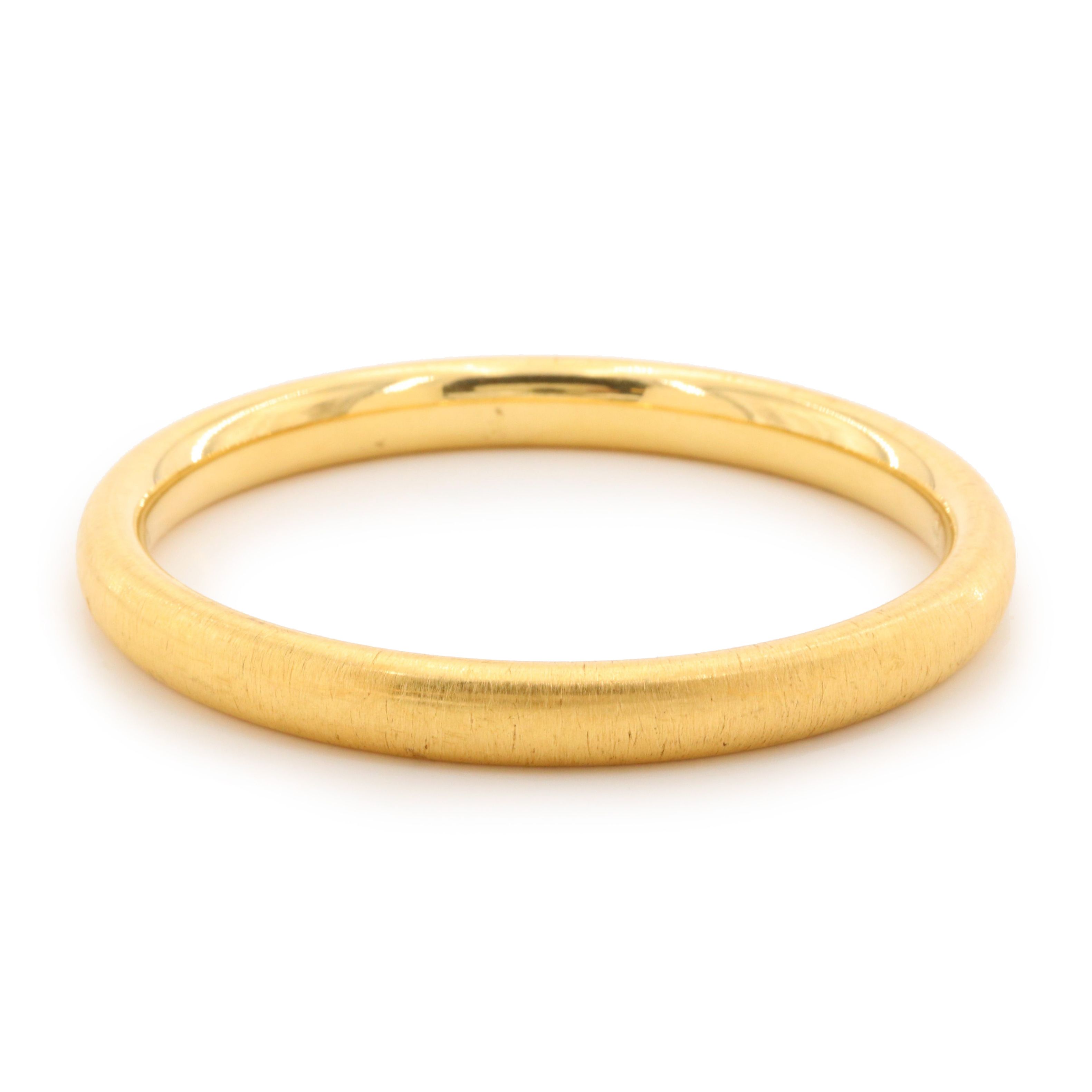 Milor 14K Yellow Gold Bangle Bracelet