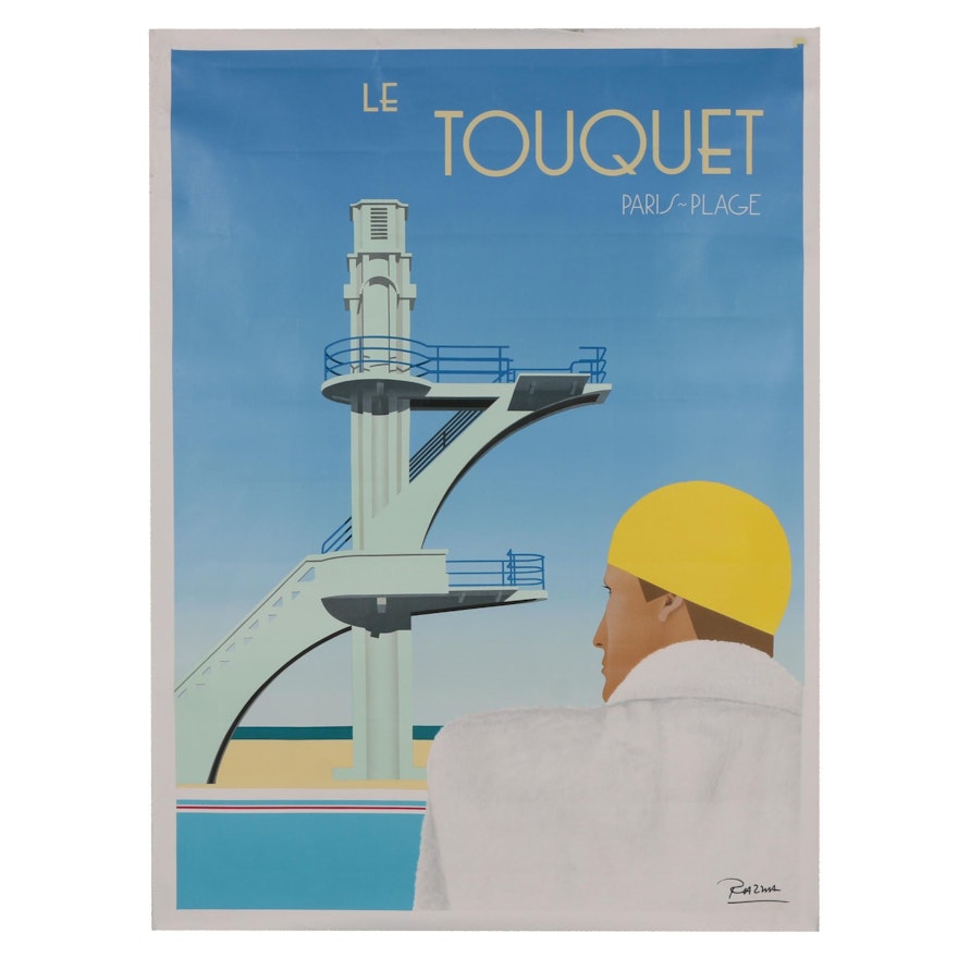 Razzia Lithograph Poster "Le Touquet", 1984