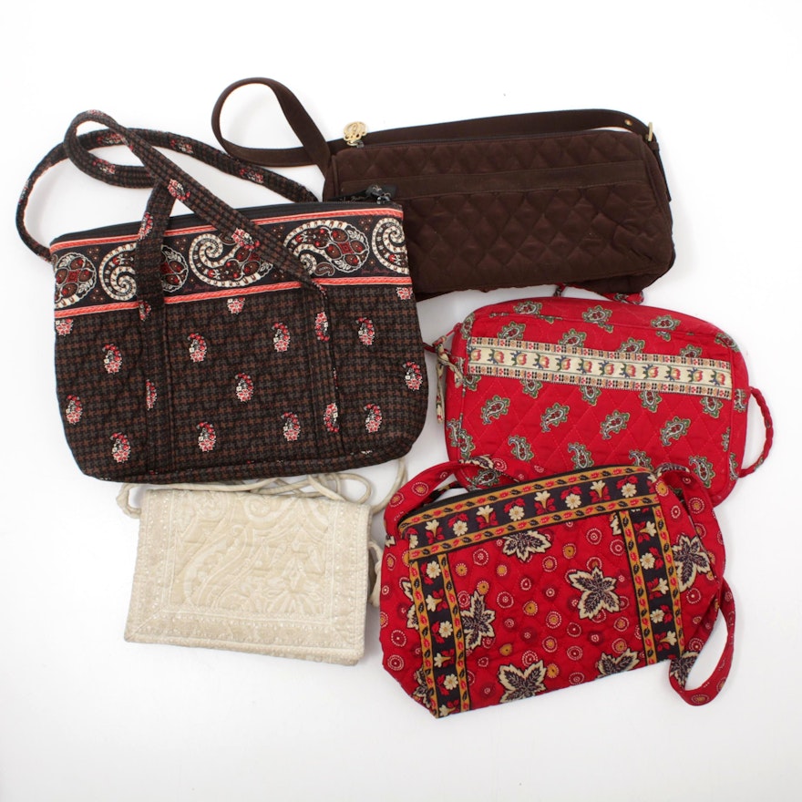Vera Bradley Quilted Fabric Handbags, Shoulder Bags and Crossbody Bags