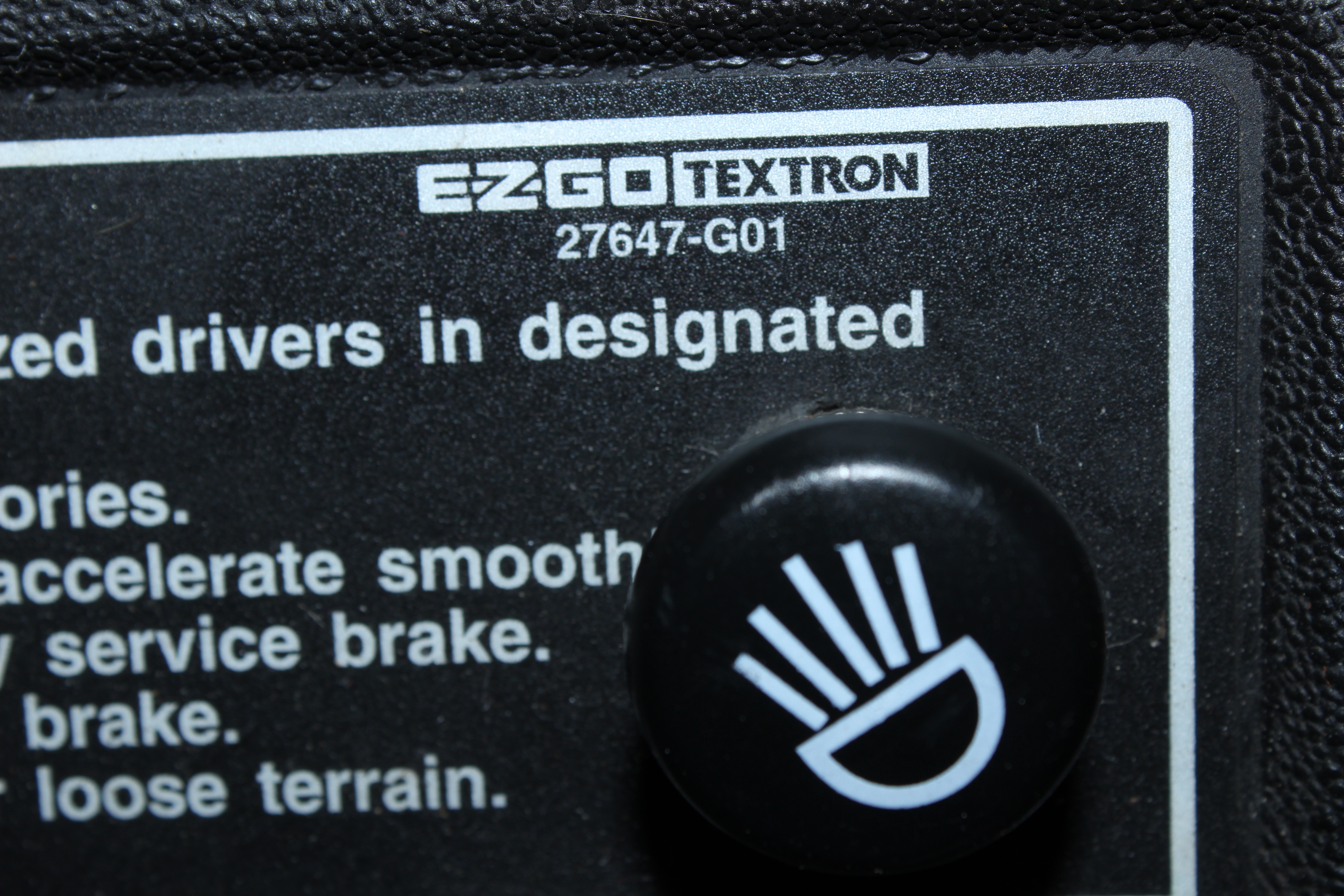 E-Z-Go Textron Golf Cart