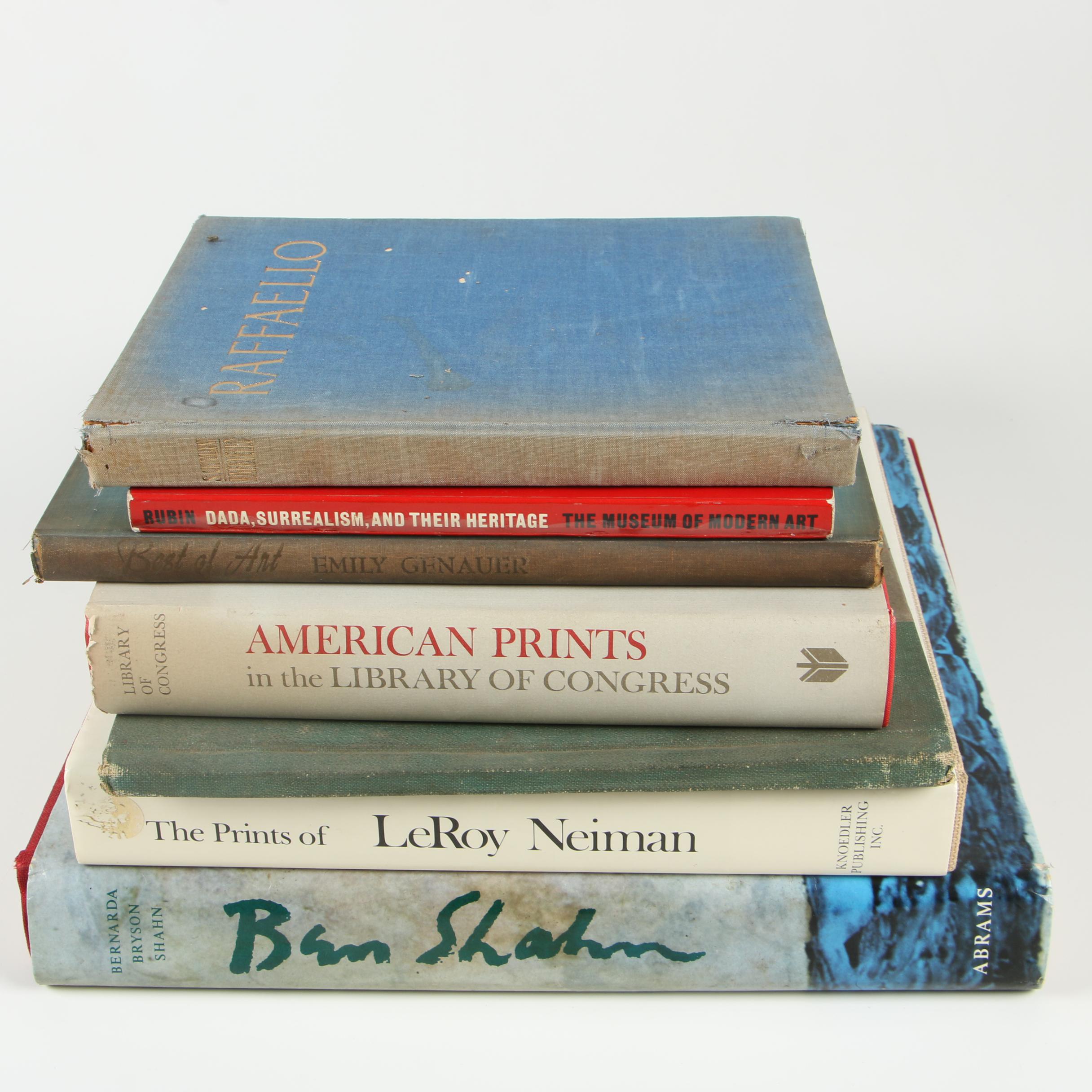 Art Books including "The Prints of LeRoy Neiman" and "Ben Shahn"