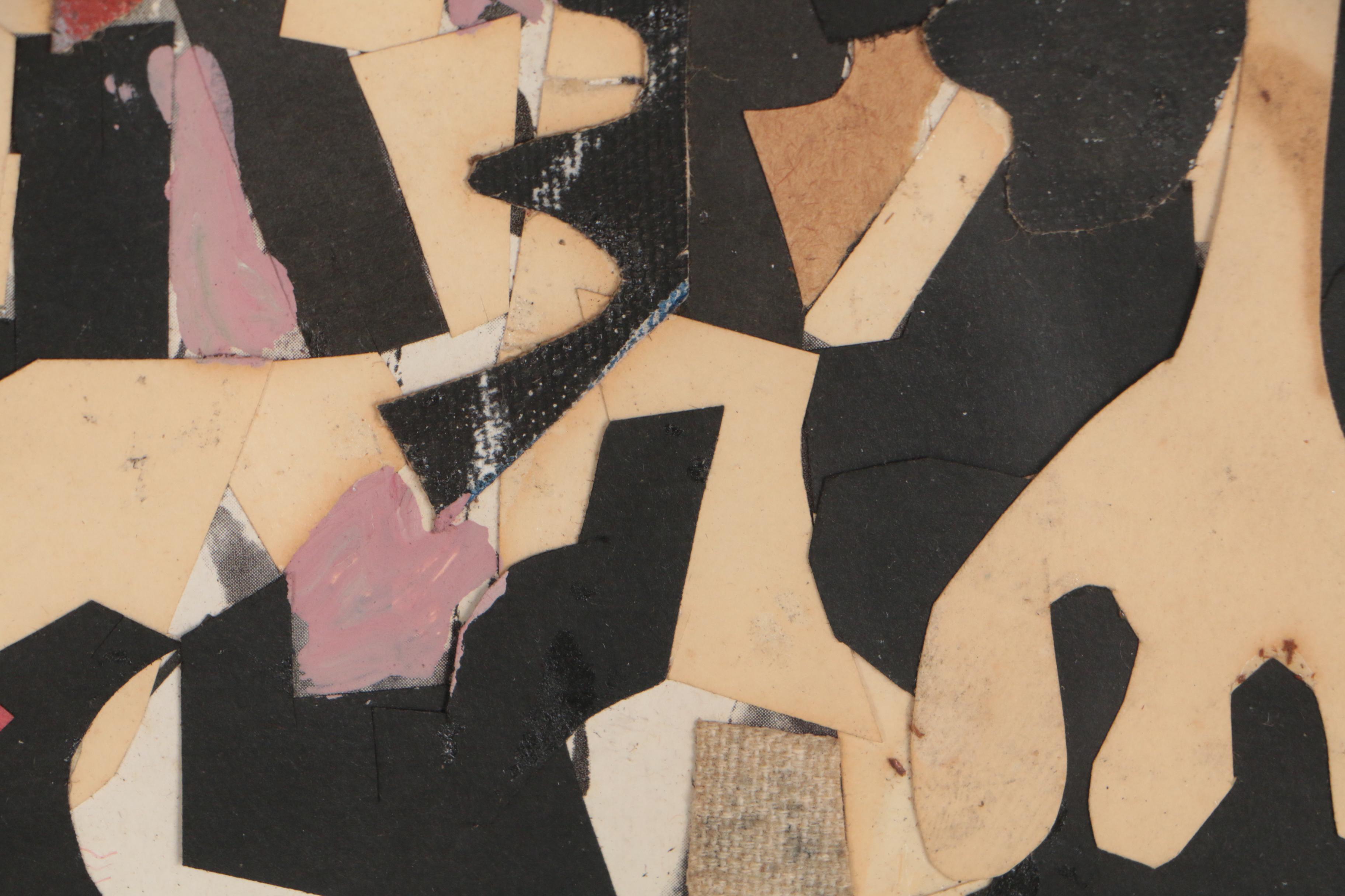 Robert Goodnough 1959 Mixed Media Collage