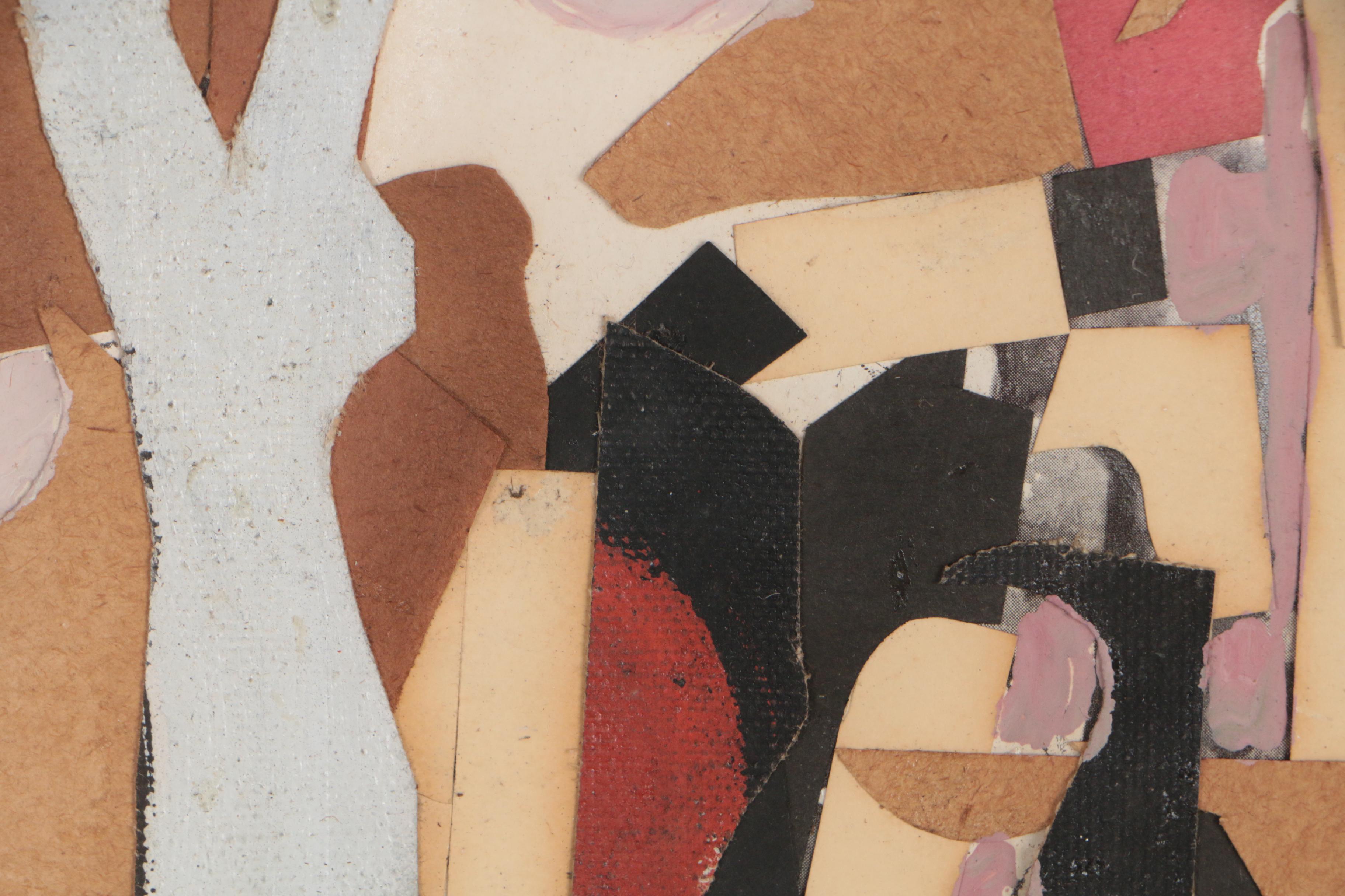 Robert Goodnough 1959 Mixed Media Collage