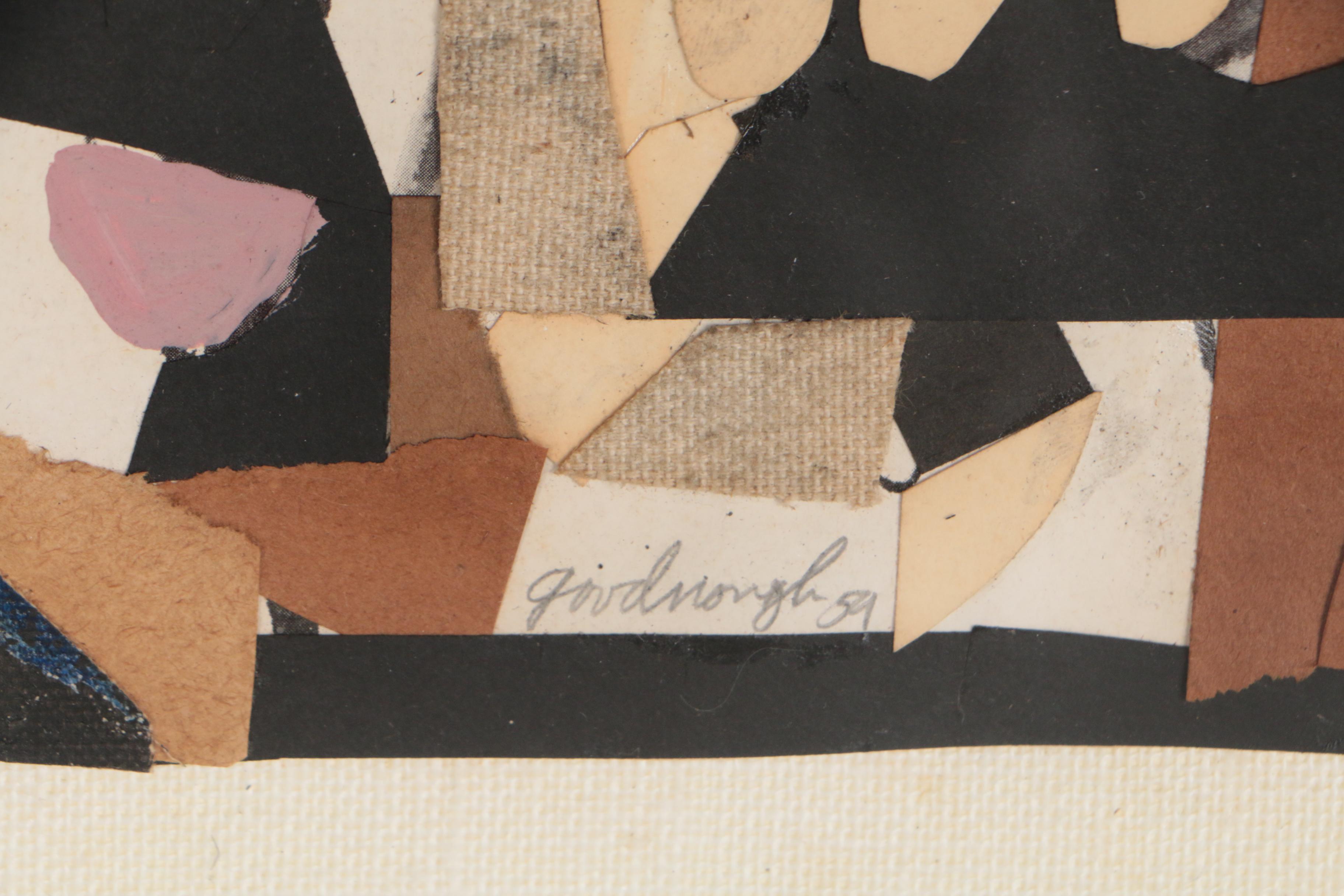 Robert Goodnough 1959 Mixed Media Collage