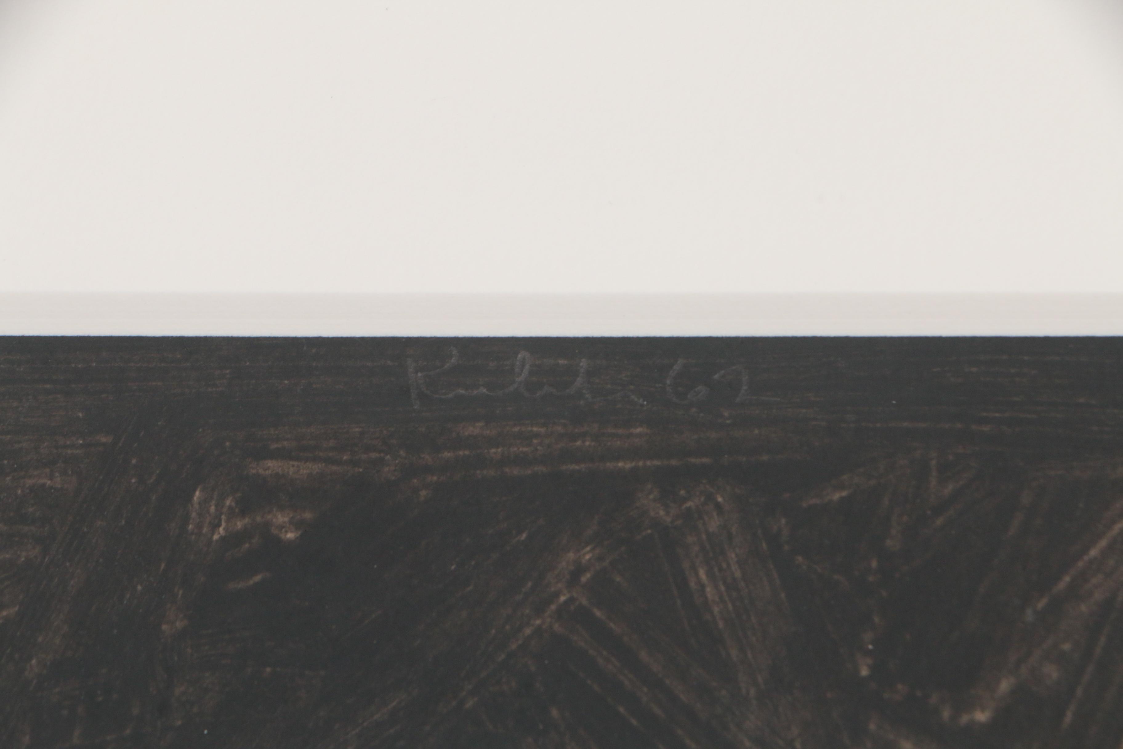 Robert Kulicke 1962 Mixed Media on Paper of Floral Still Life