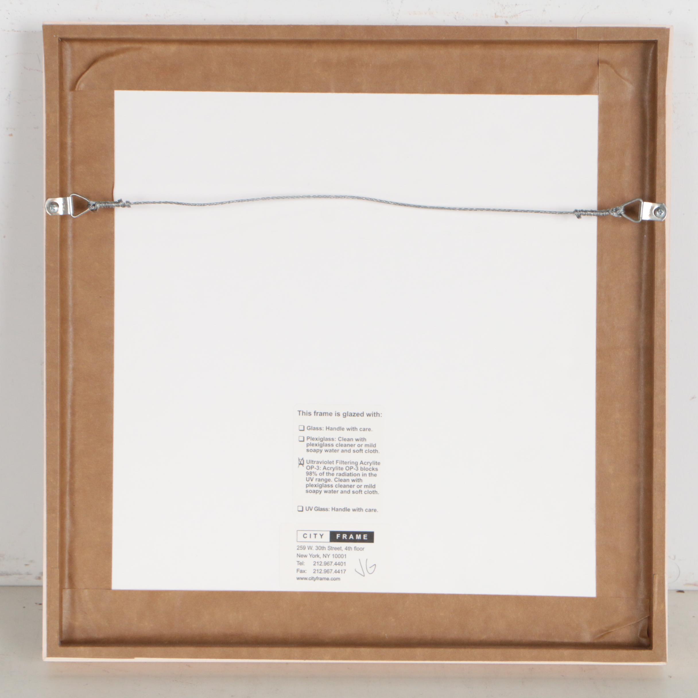 Robert Kulicke 1962 Mixed Media on Paper of Floral Still Life