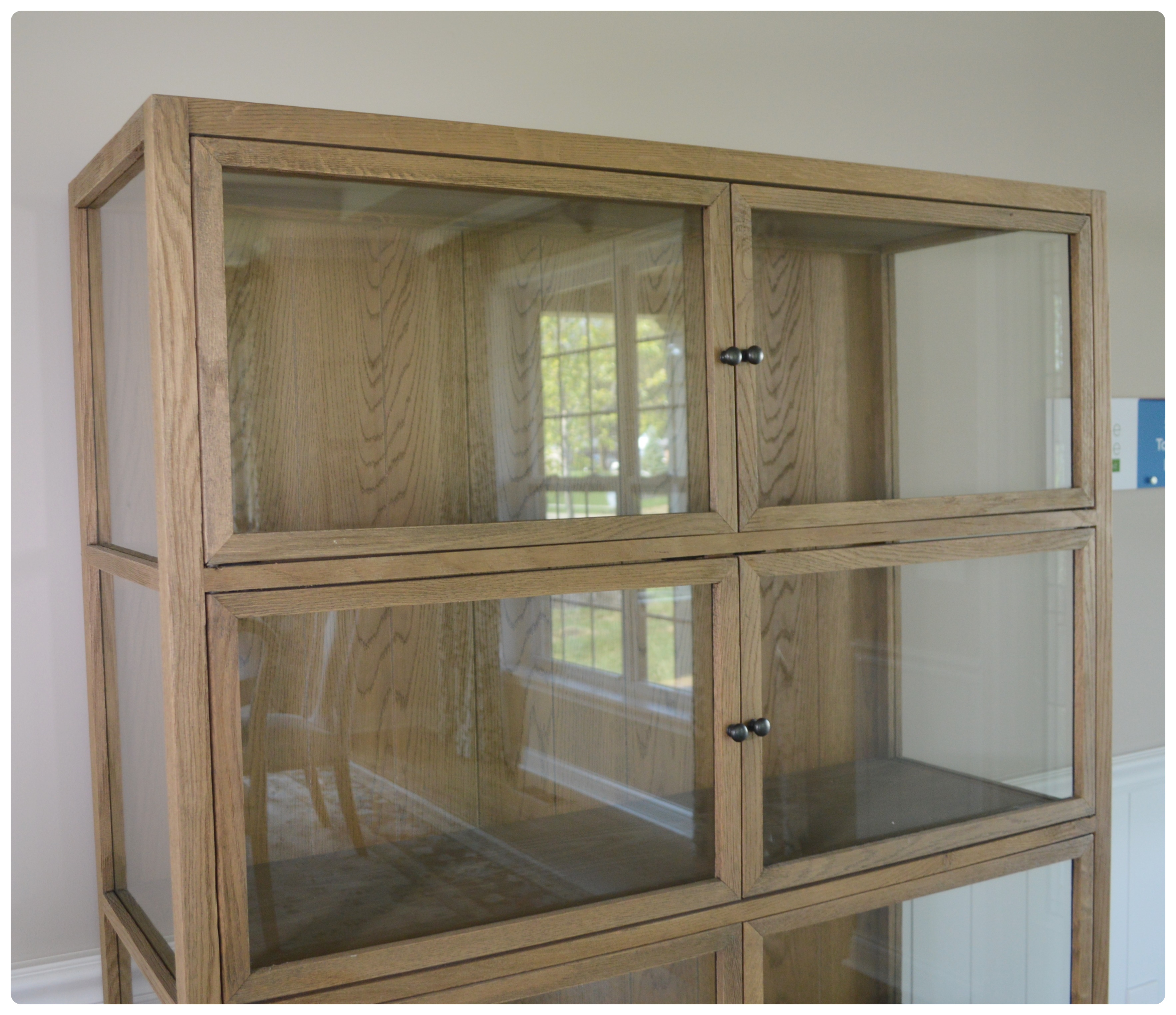 Transitional Stand Mounted Display Cabinet