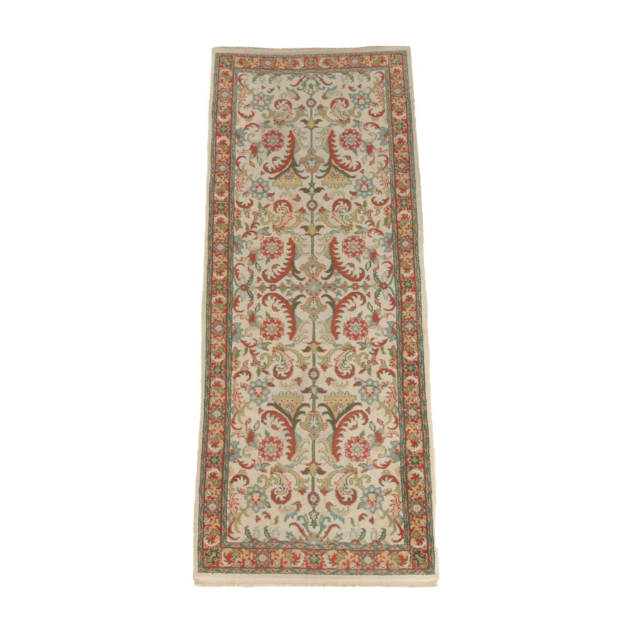 Hand-Knotted Indian Agrippa Wool Carpet Runner