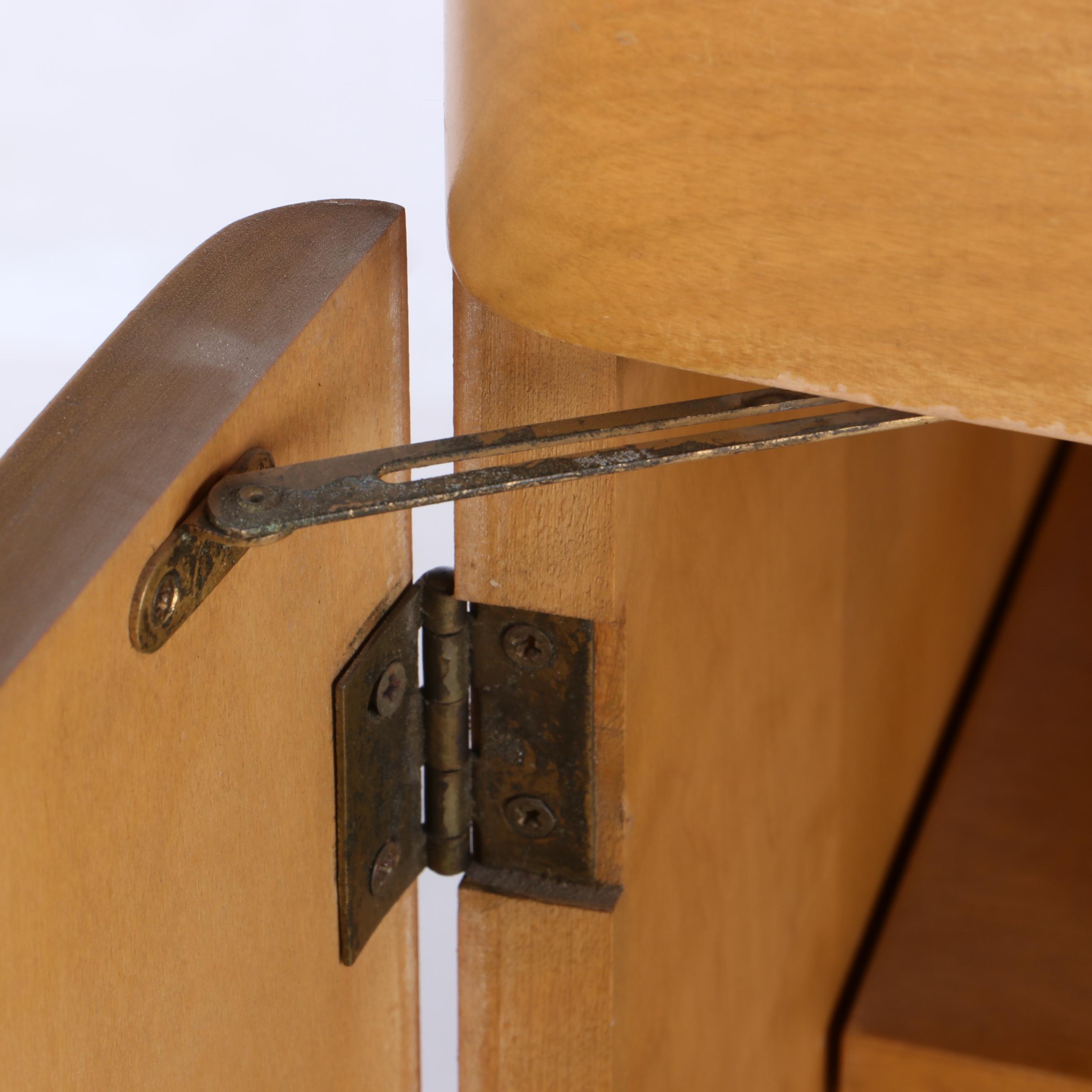 Heywood-Wakefield, Mid Century Modern Birch China Cabinet