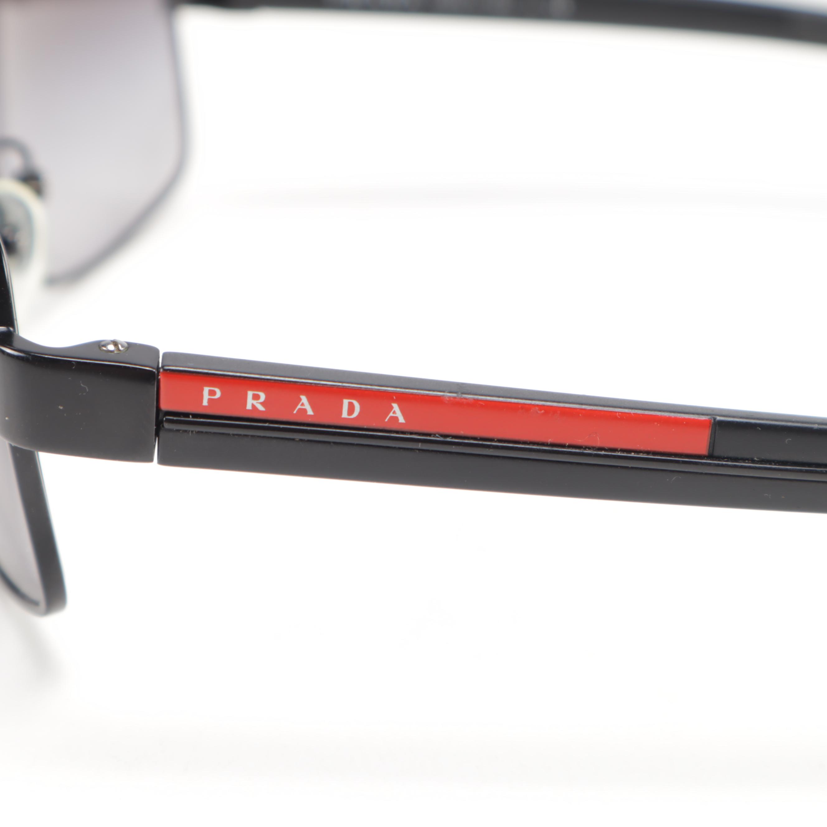 Prada SPS 50L Linea Rossa Sunglasses with Case