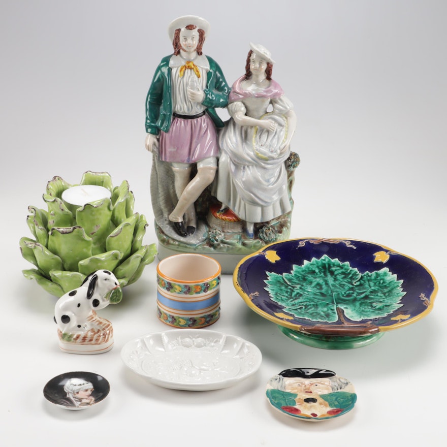 Staffordshire, Mottahedeh Design and Other Figurines and Table Accessories