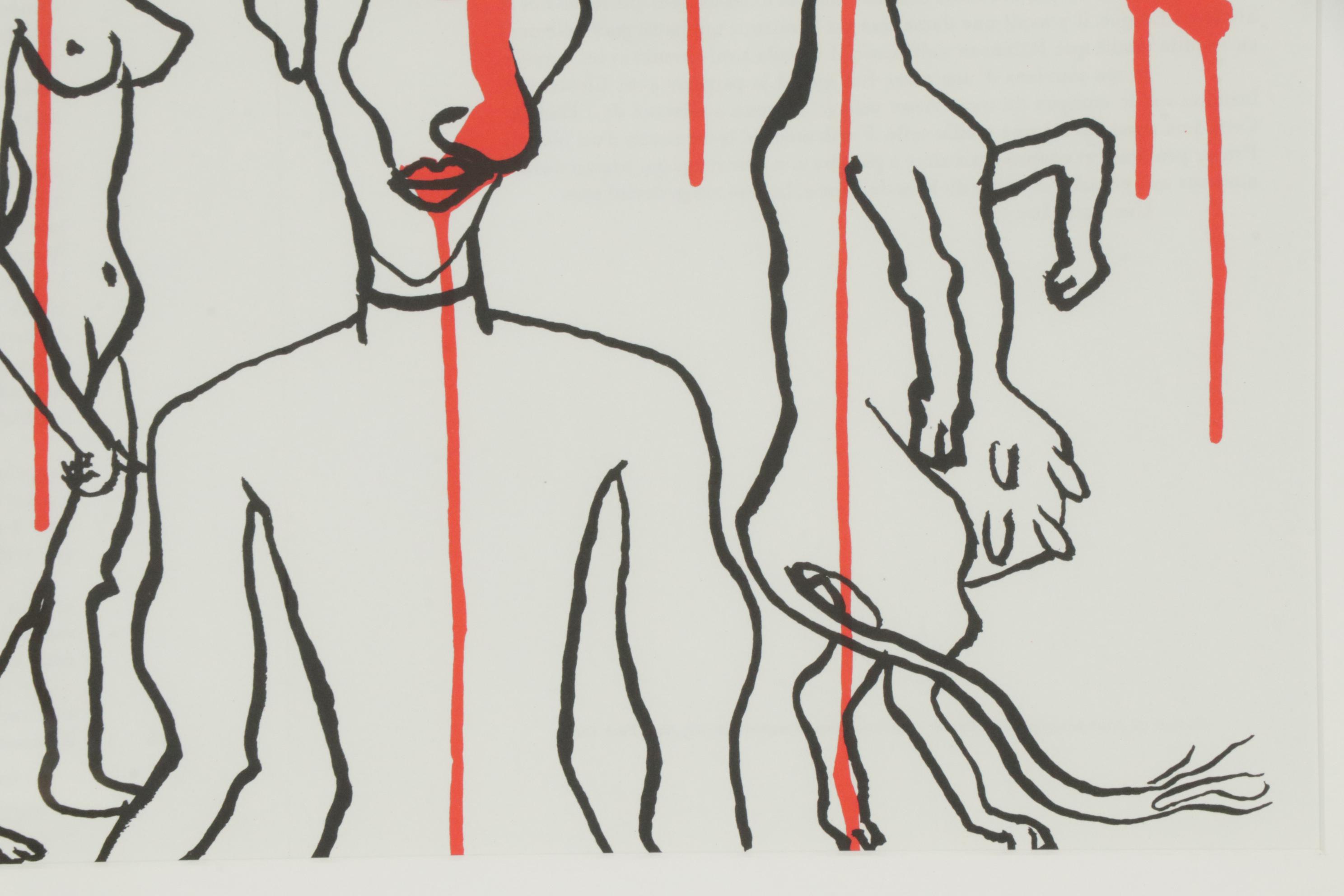 Alexander Calder Double Page Color Lithograph for "Derrière le Miroir"