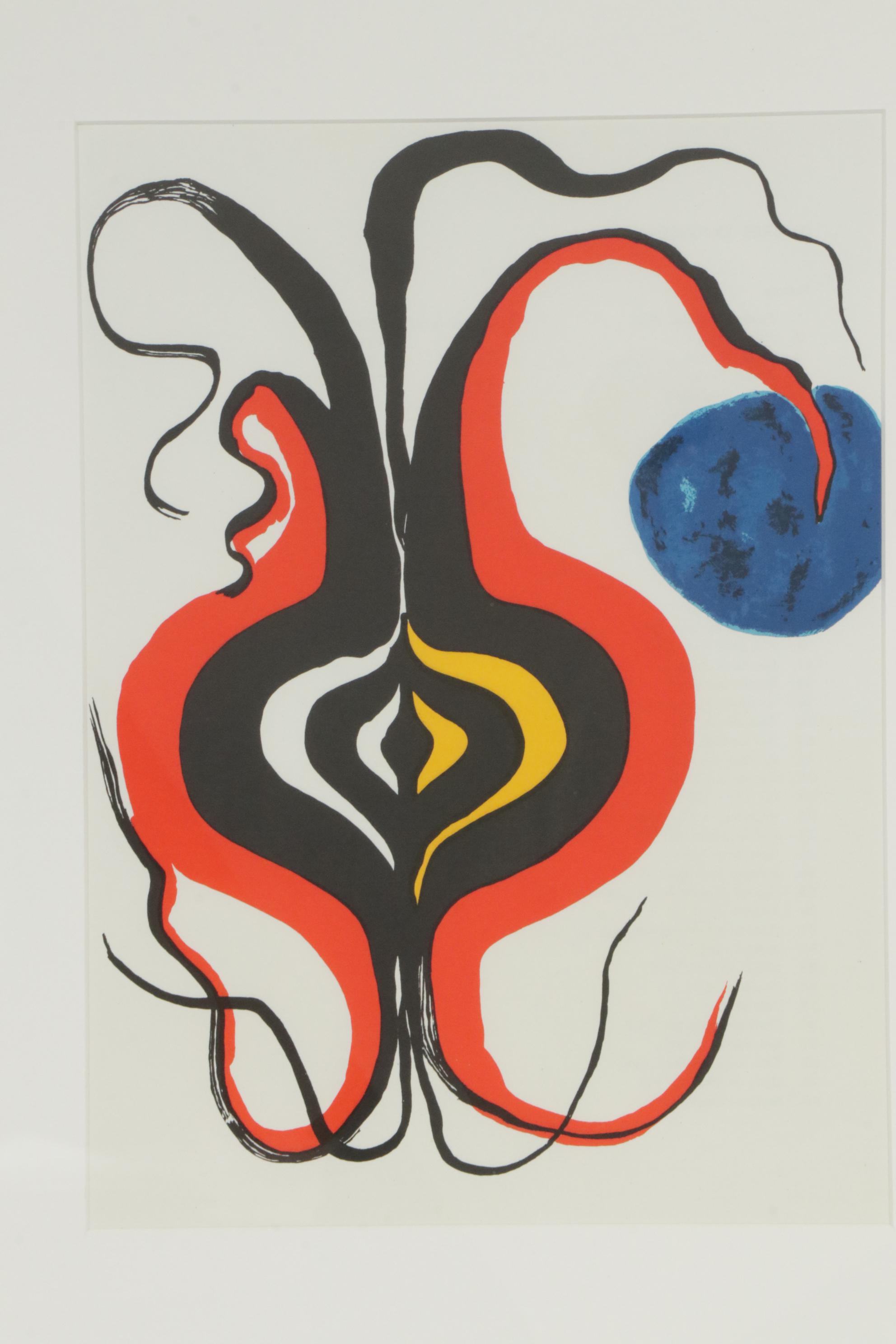 Alexander Calder Color Lithograph for "Derrière le Miroir"