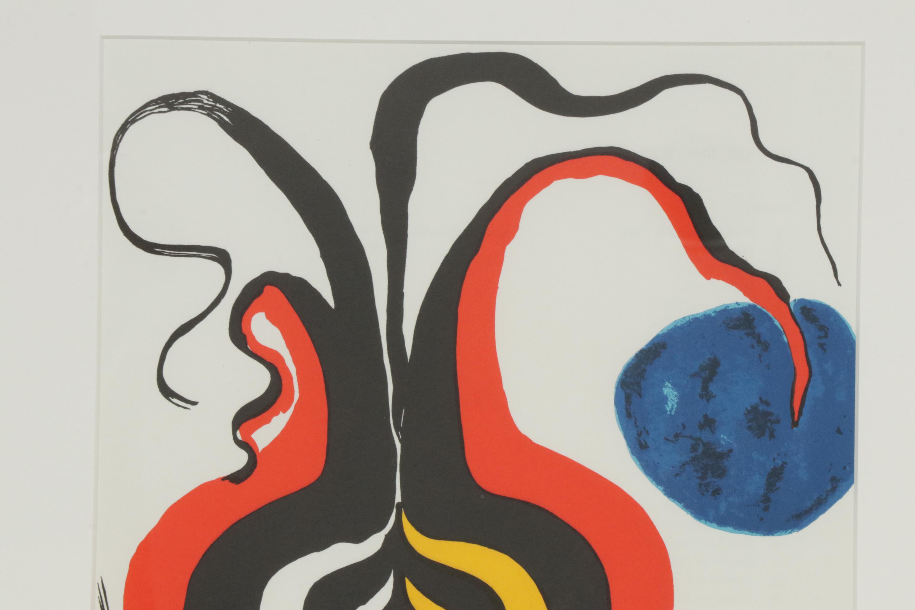 Alexander Calder Color Lithograph for "Derrière le Miroir"