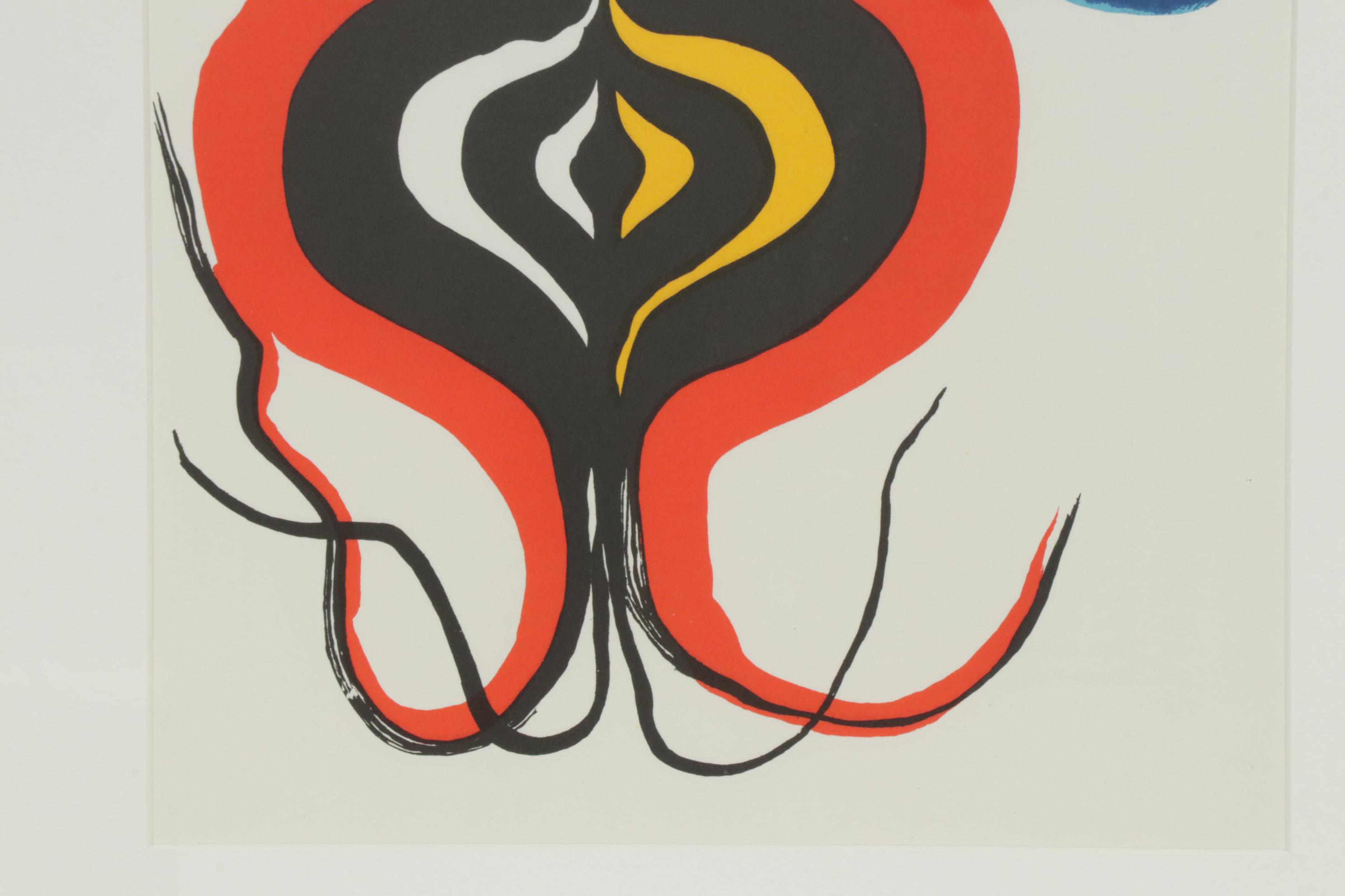 Alexander Calder Color Lithograph for "Derrière le Miroir"