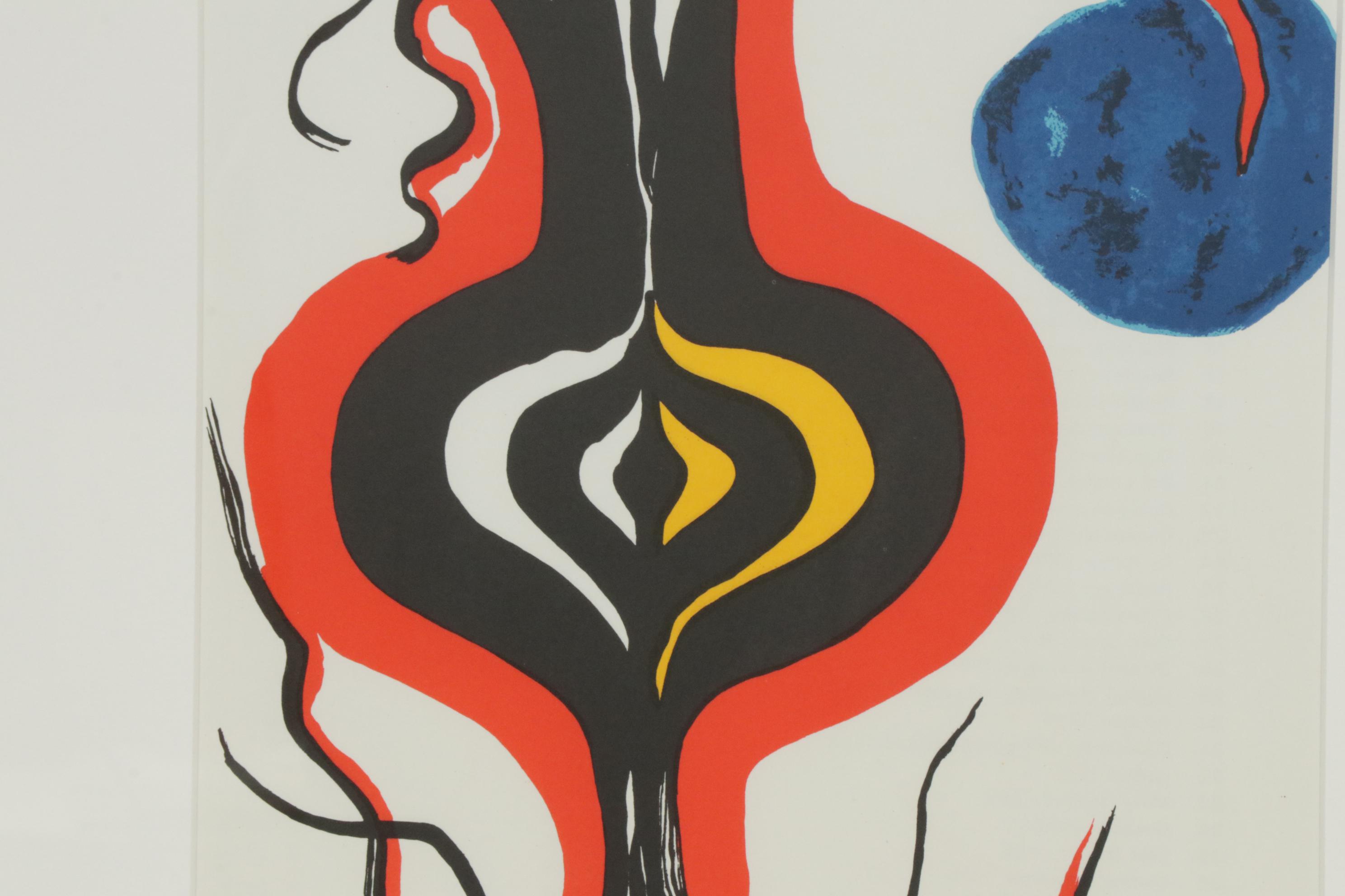 Alexander Calder Color Lithograph for "Derrière le Miroir"