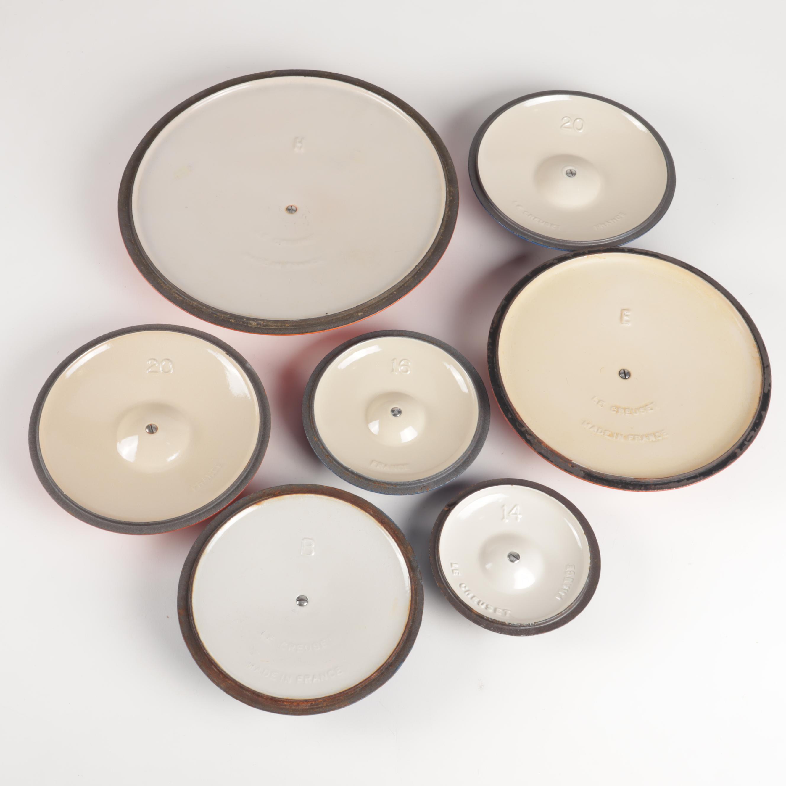 LeCreuset Enamelled Cast Iron Lids