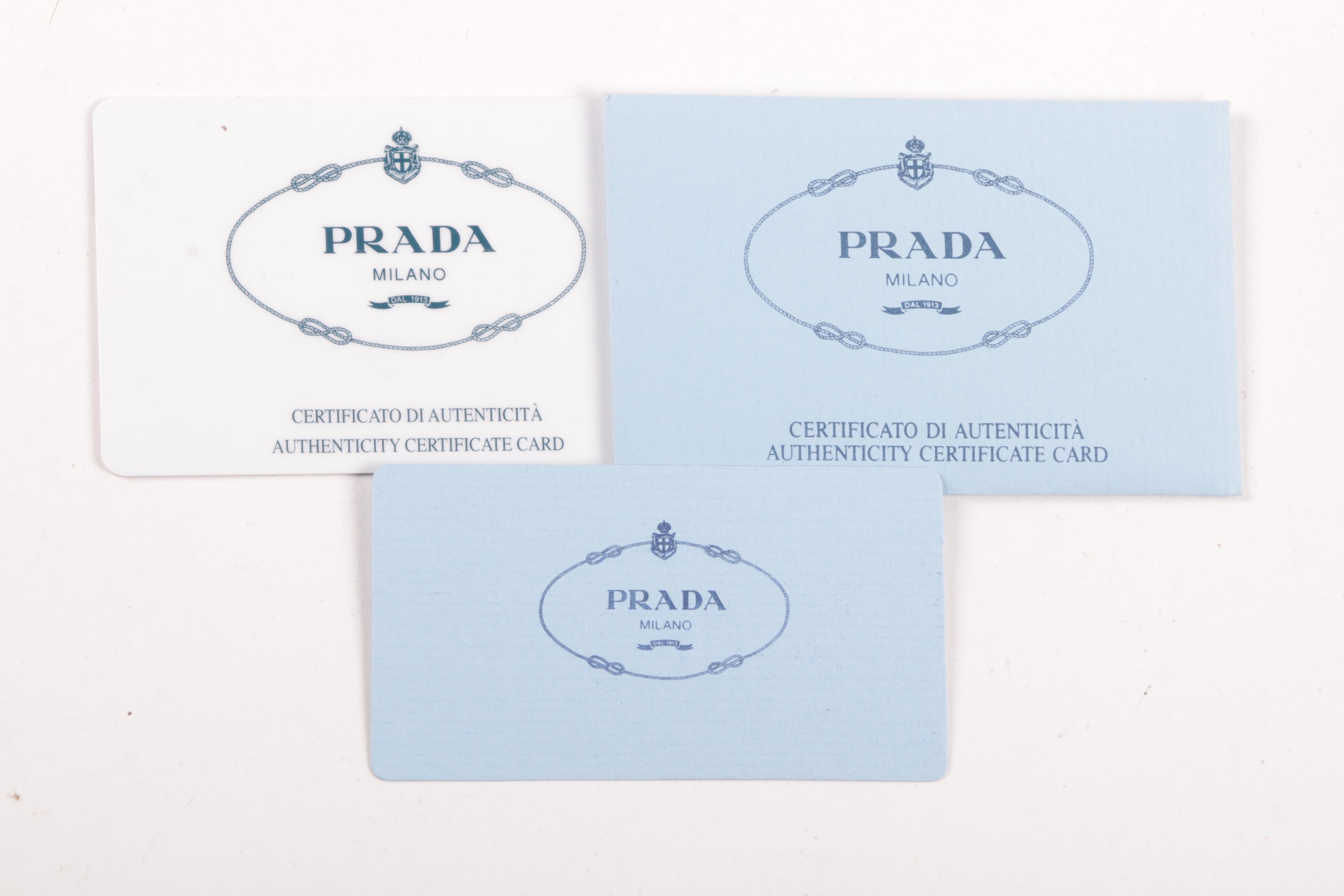 Prada Chain Link Shoulder Tote In Khaki Green Nylon and Leather