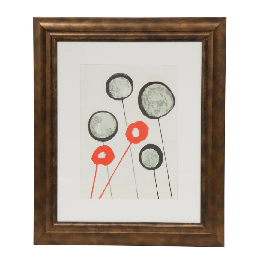 Alexander Calder Color Lithograph for "Derrière le Miroir"