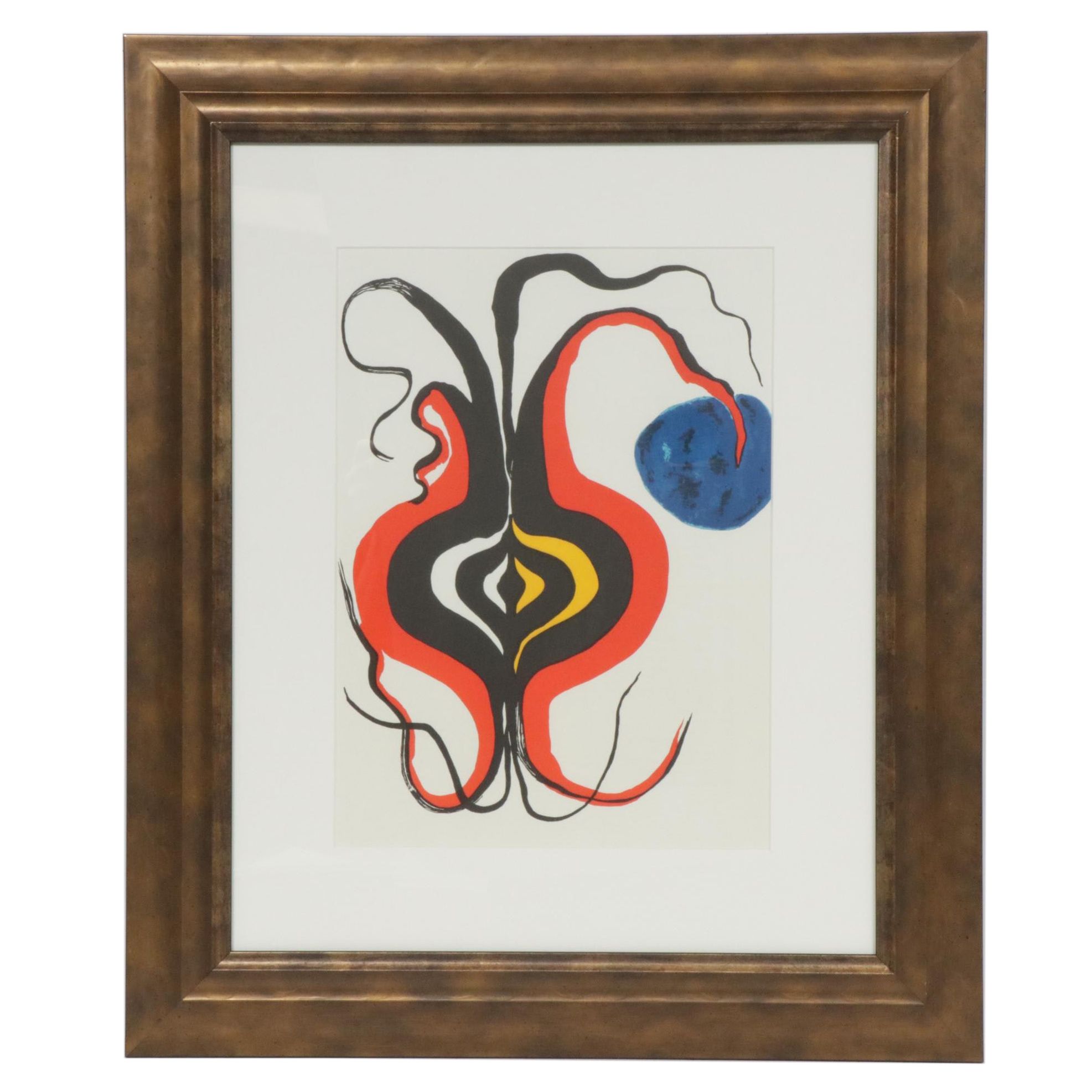 Alexander Calder Color Lithograph for "Derrière le Miroir"