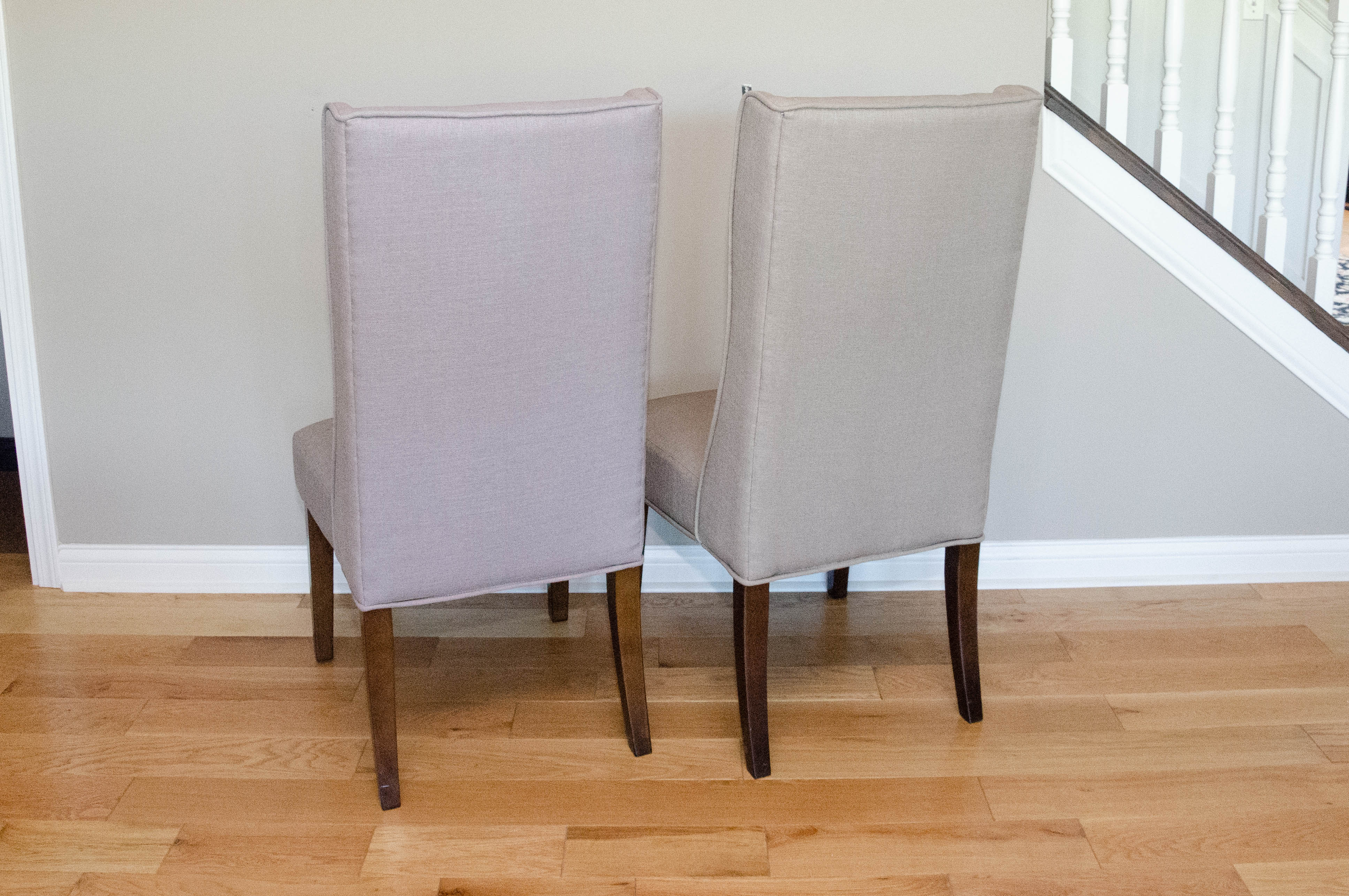 High Back Button-Tufted Upholstered Dining Chairs