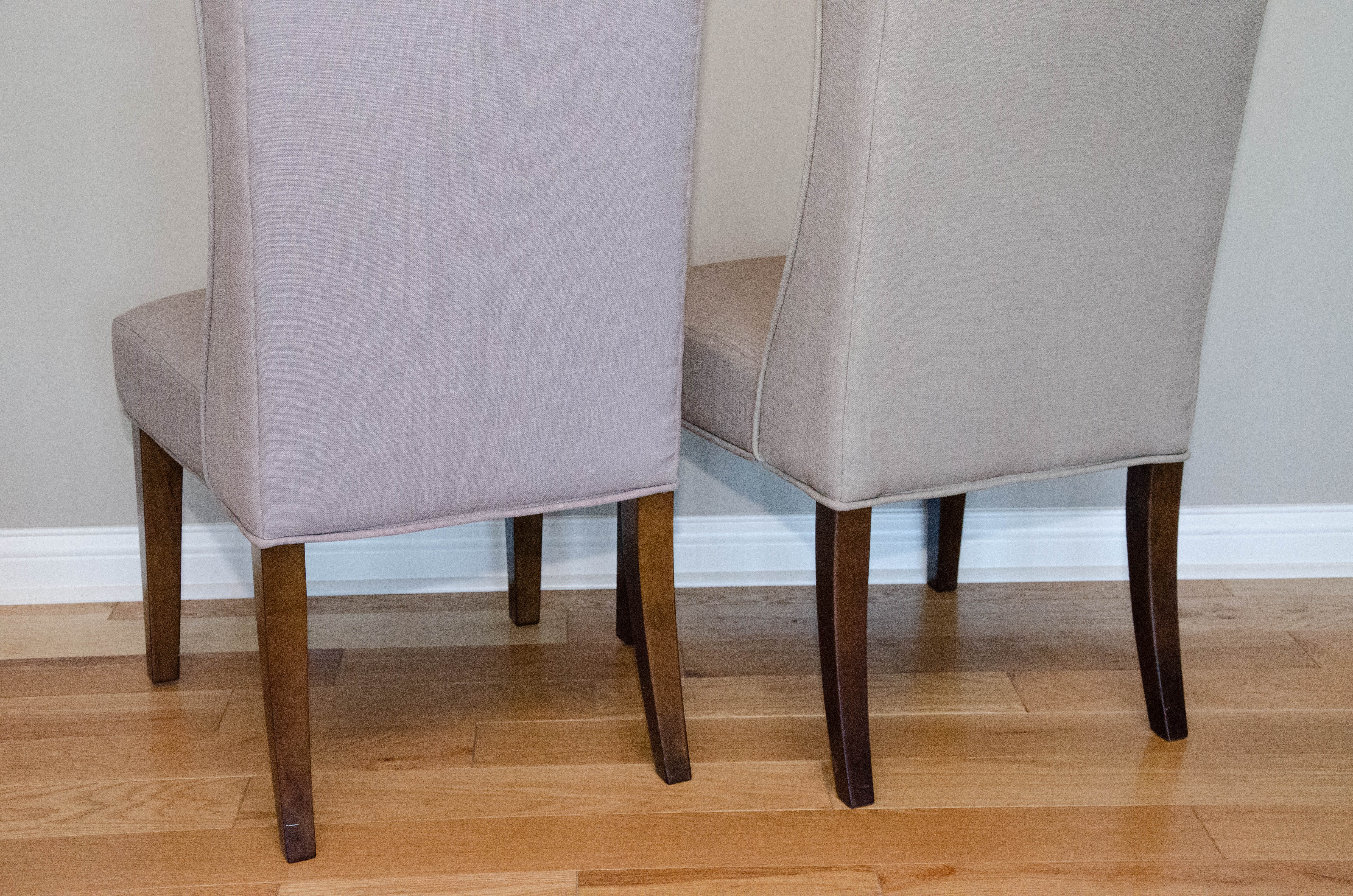 High Back Button-Tufted Upholstered Dining Chairs