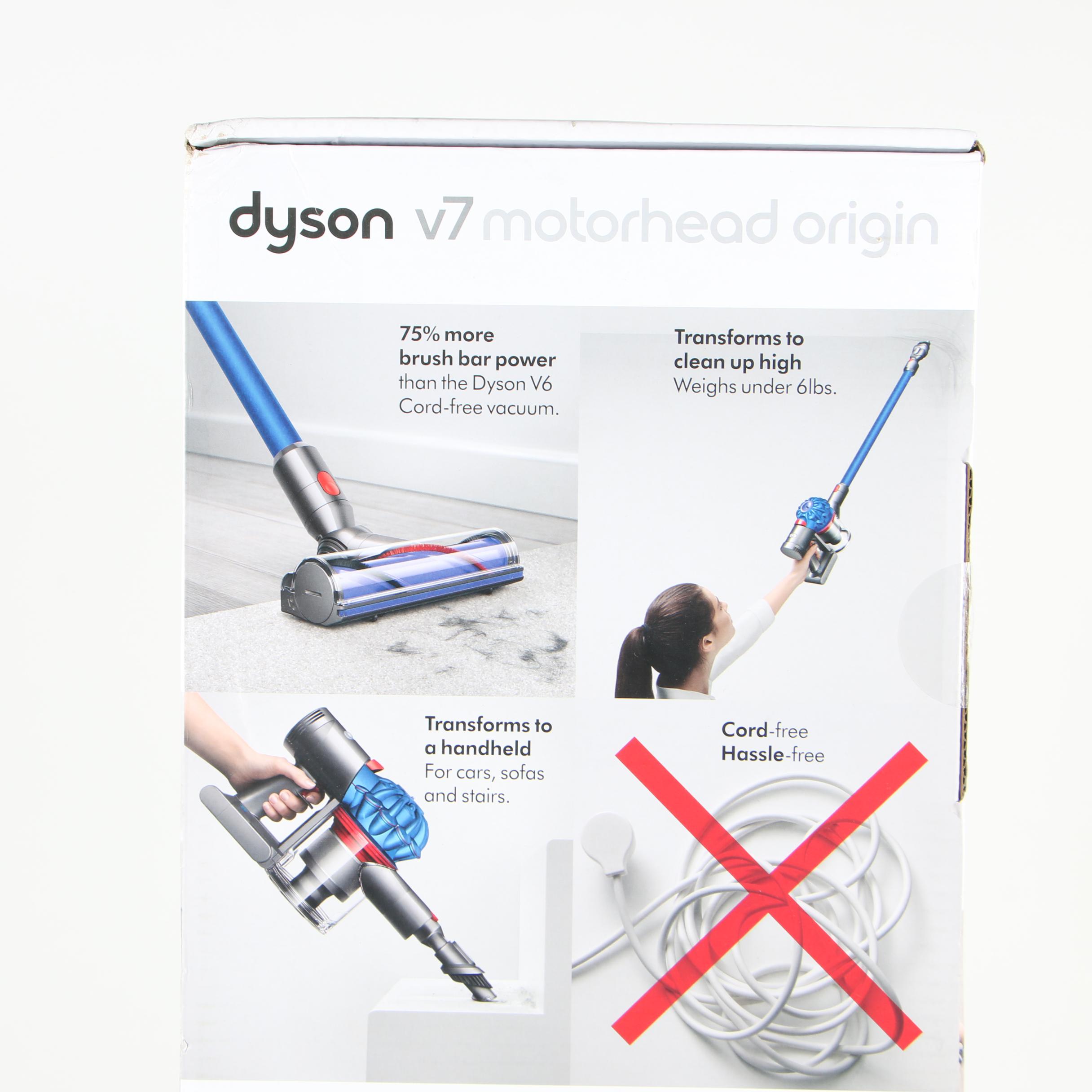 Dyson V7 Motorhead Origin Cordless Stick Vacuum, Open Box
