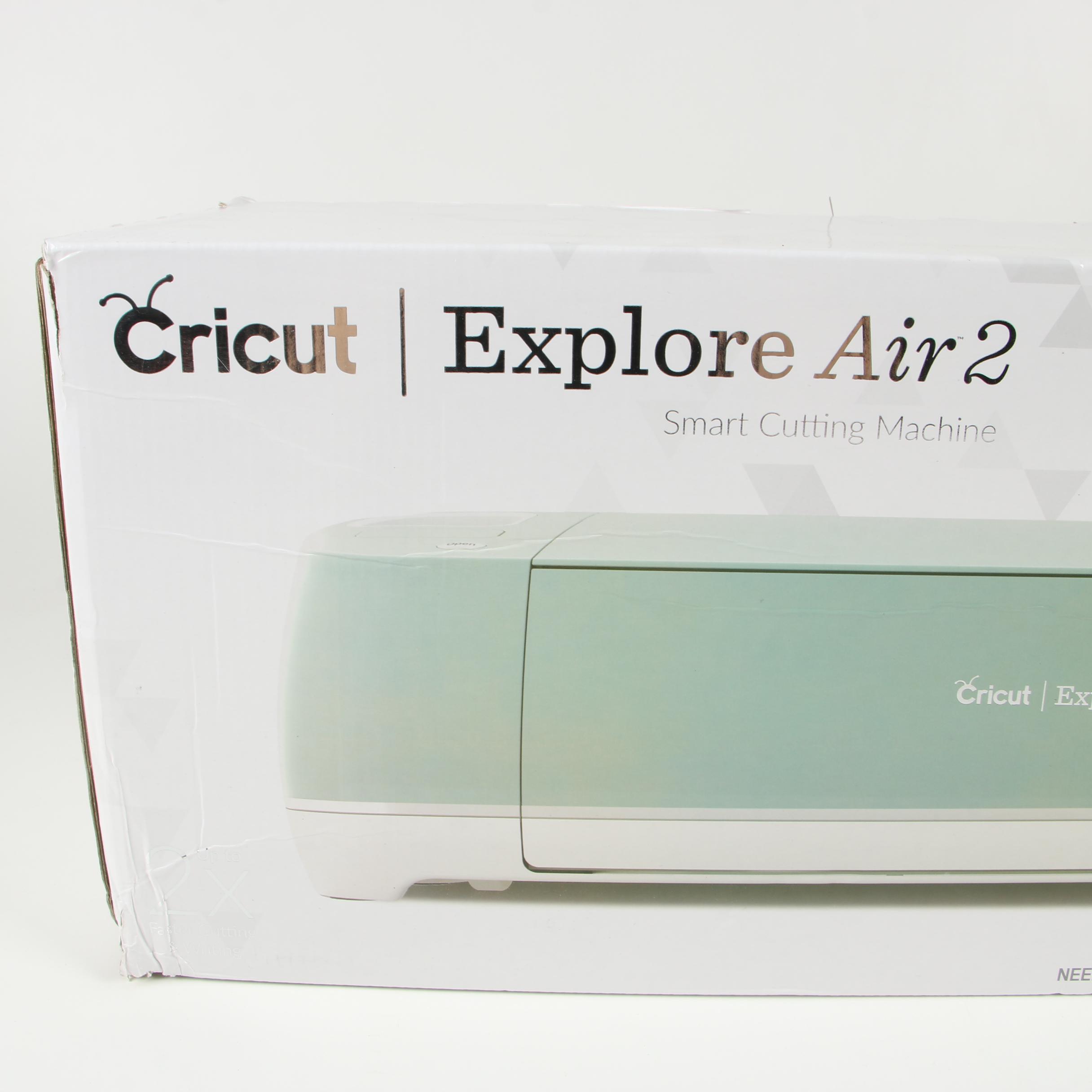 Mint Cricut Explore Air 2 Material Cutting Machine with Standard Grip Mat