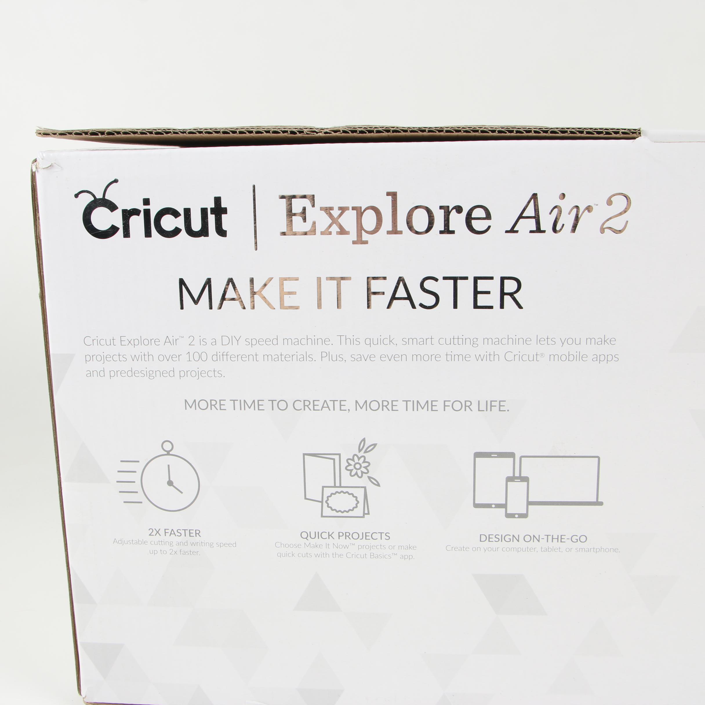 Mint Cricut Explore Air 2 Material Cutting Machine with Standard Grip Mat