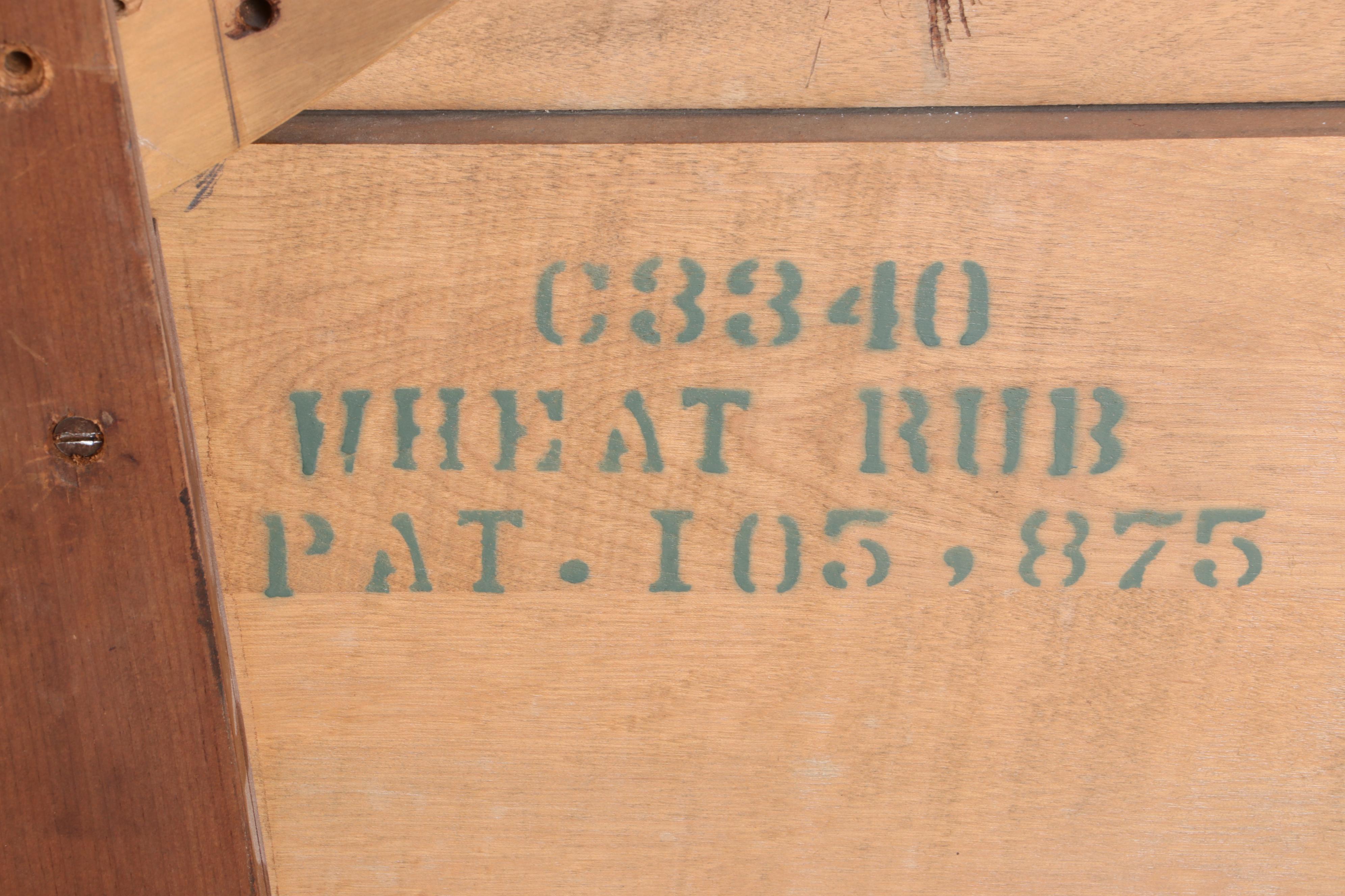 Leo Jiranek for Heywood-Wakefield, Art Deco "Airflow" Vanity Plus Swivel Stool