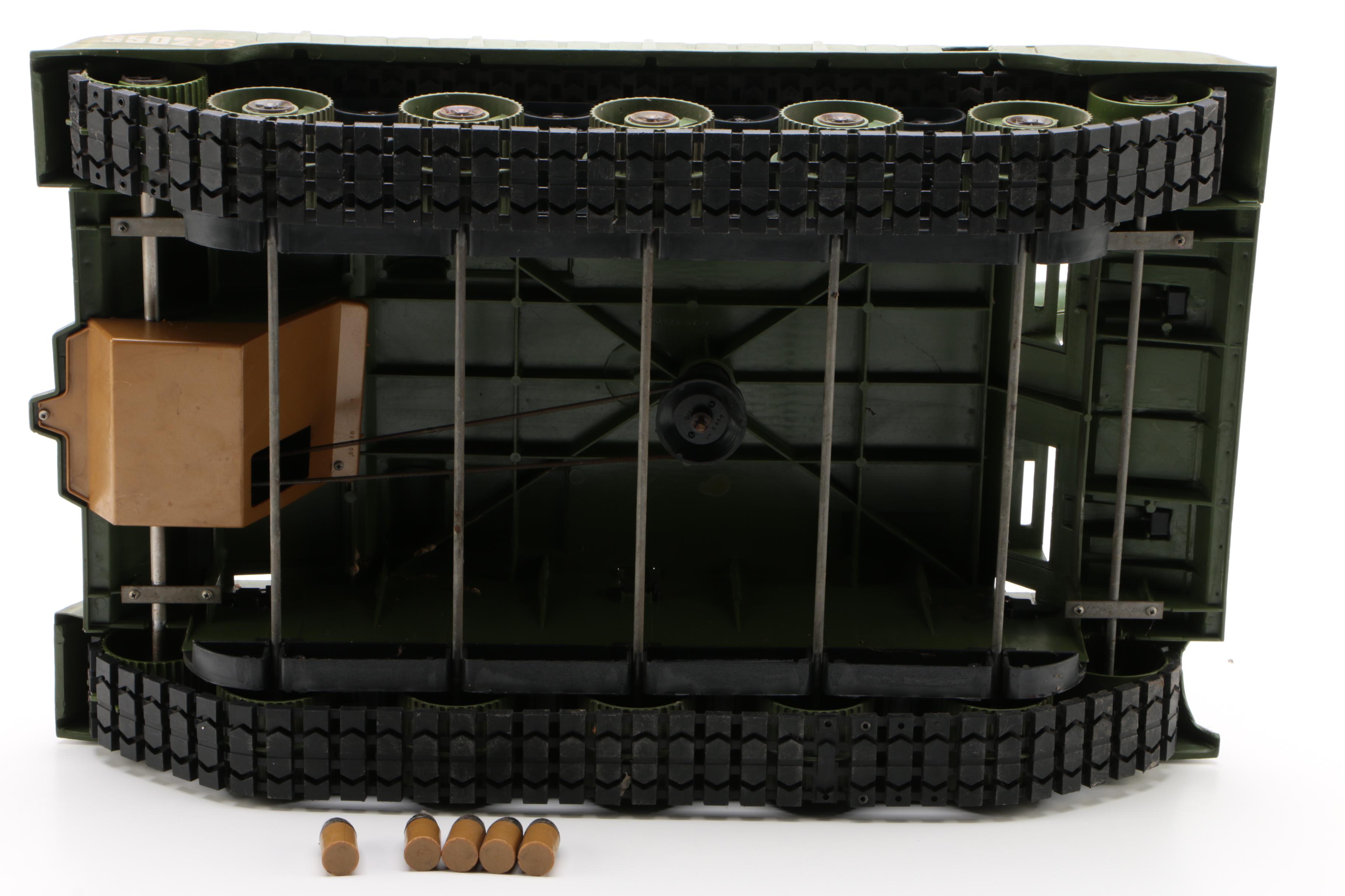 1960s Deluxe Reading Tiger Joe Howitzer Toy Tank with Battery Pack, 1961-62