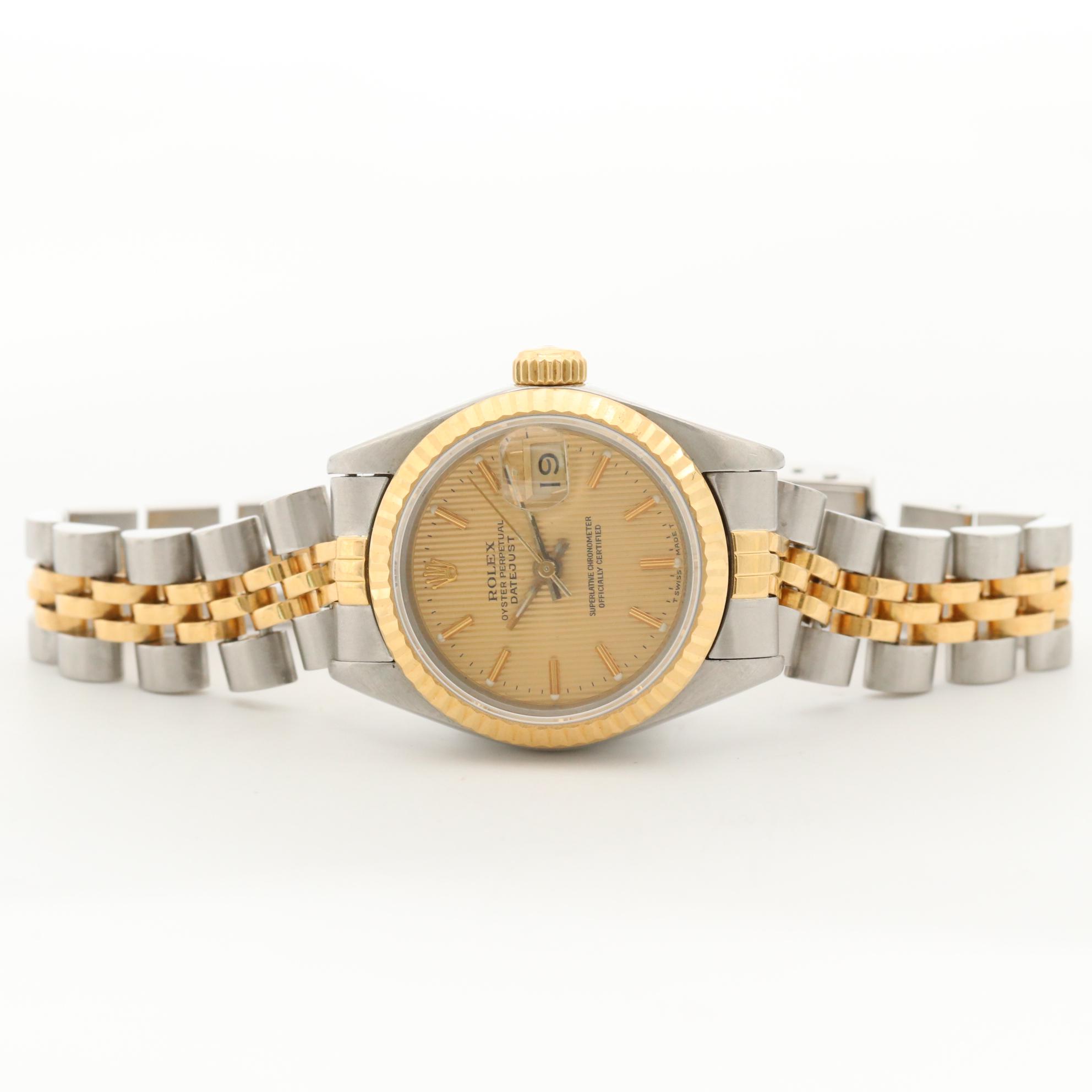 Rolex Datejust 18K Gold and Stainless Steel Watch, 1986