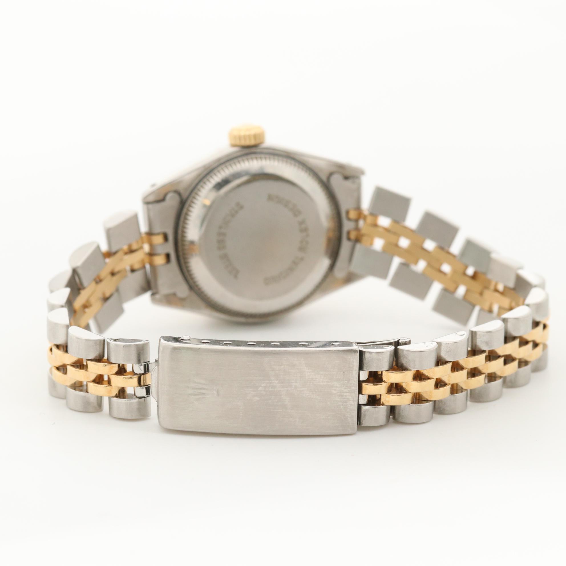 Rolex Datejust 18K Gold and Stainless Steel Watch, 1986