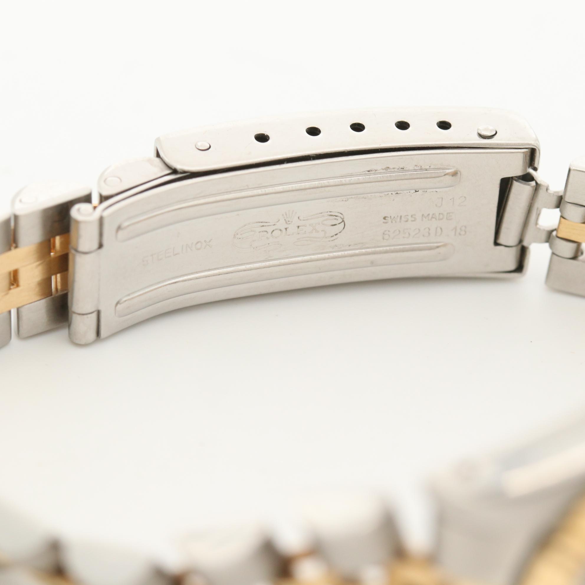 Rolex Datejust 18K Gold and Stainless Steel Watch, 1986