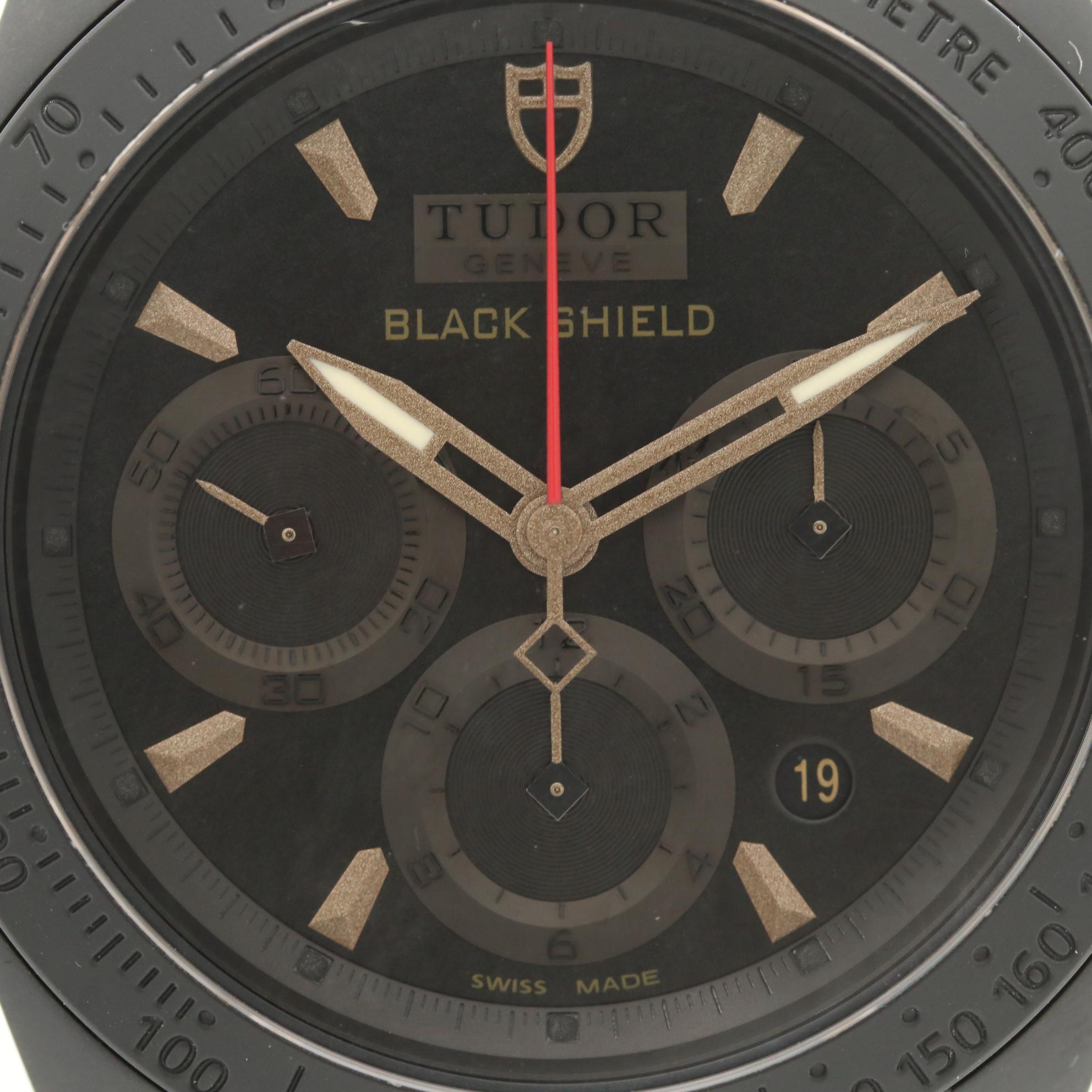 Tudor Fastrider Black Shield Black Ceramic Automatic Chronograph Watch
