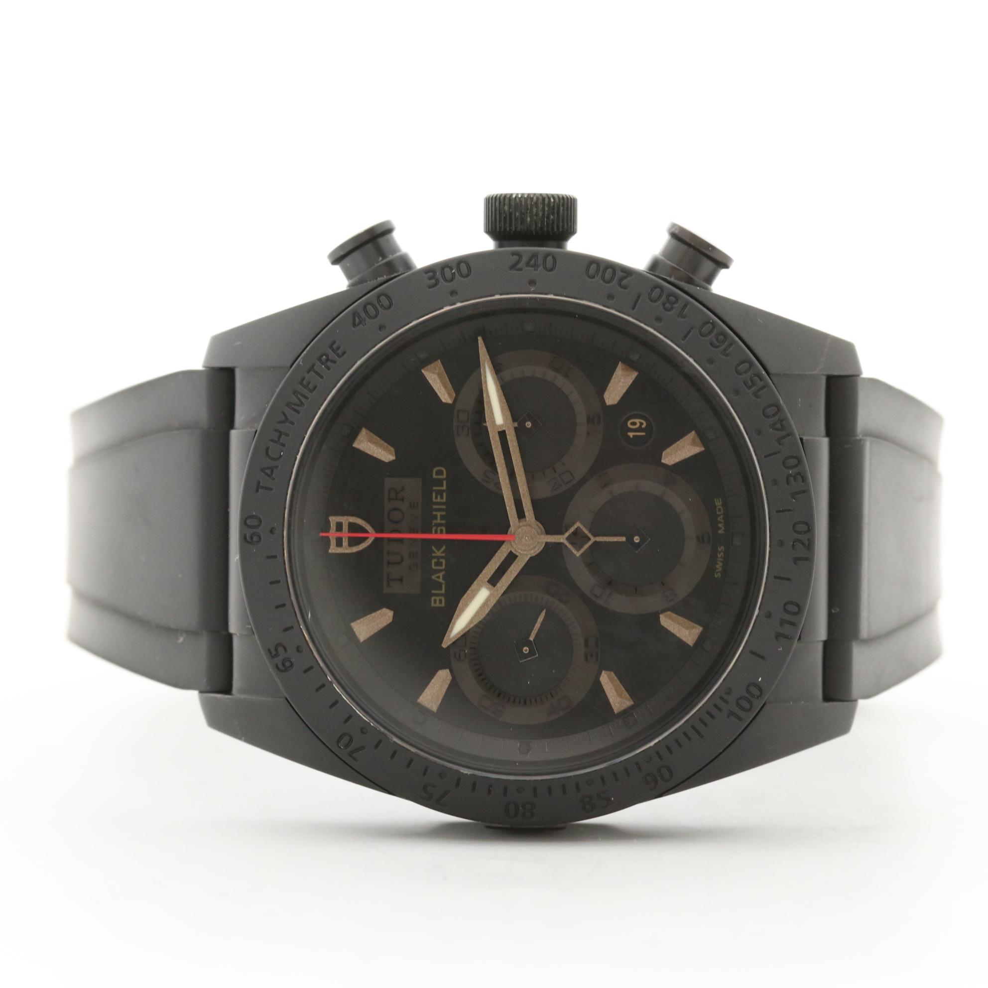 Tudor Fastrider Black Shield Black Ceramic Automatic Chronograph Watch