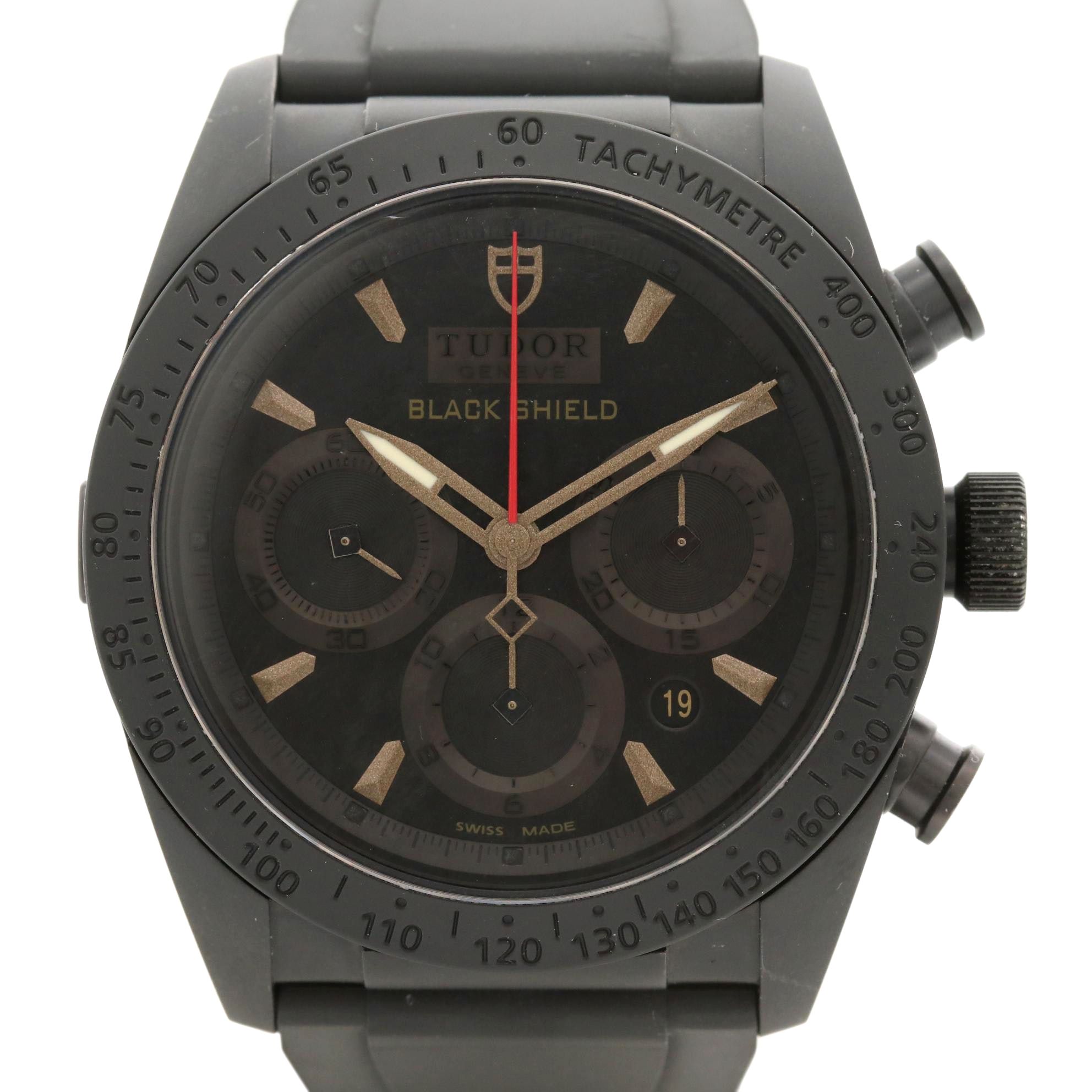 Tudor Fastrider Black Shield Black Ceramic Automatic Chronograph Watch