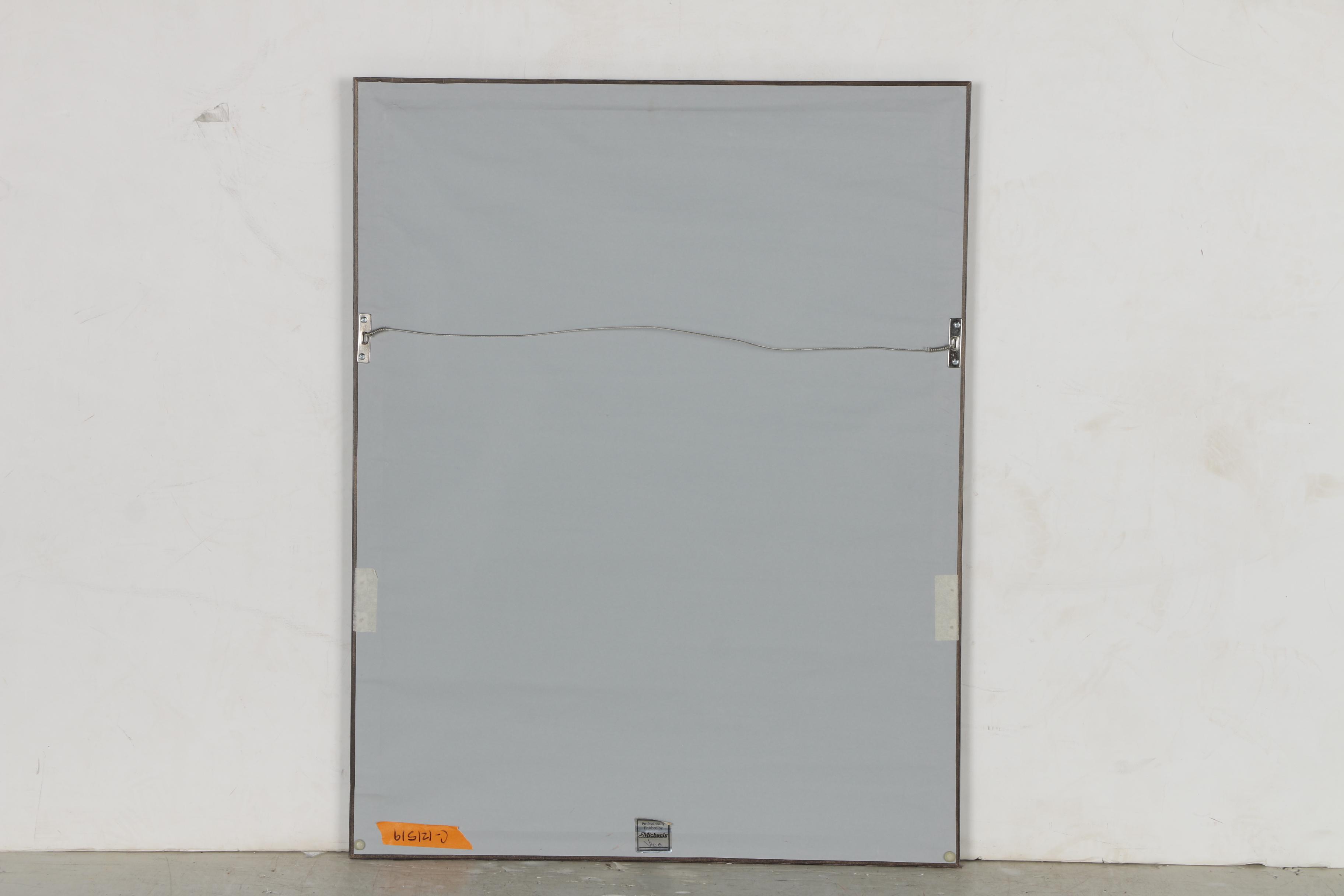 Sara Wellington Dodge Serigraph "Silver Sofa Series: Florabunda"