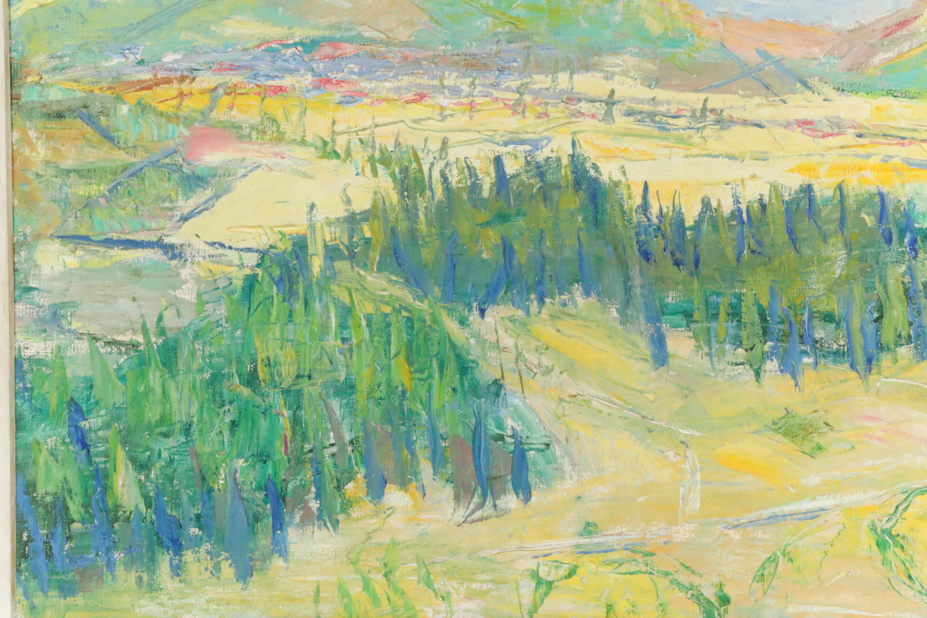 Emerson Burkhart Oil Painting "Mountain in Mexico"