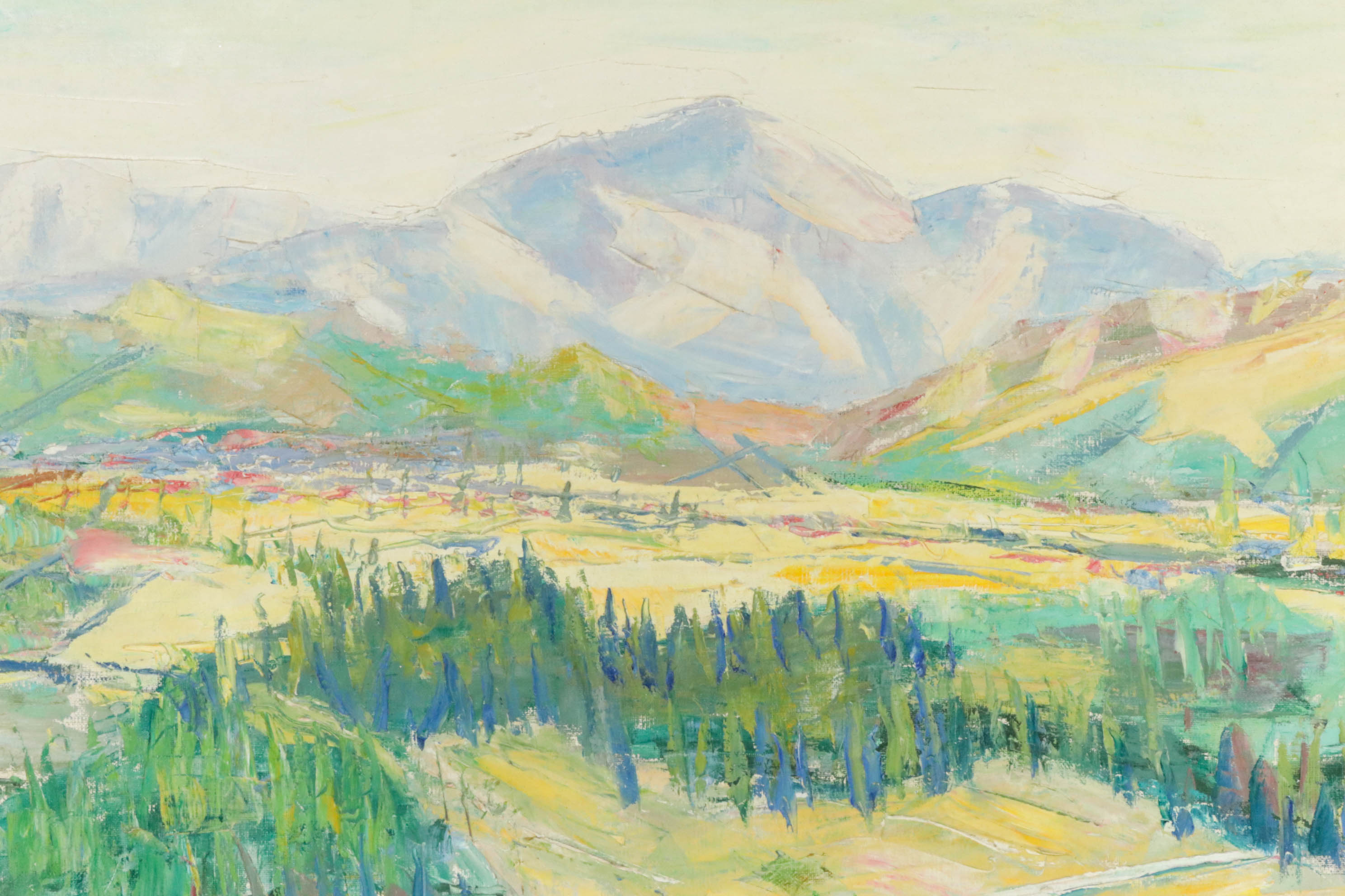 Emerson Burkhart Oil Painting "Mountain in Mexico"