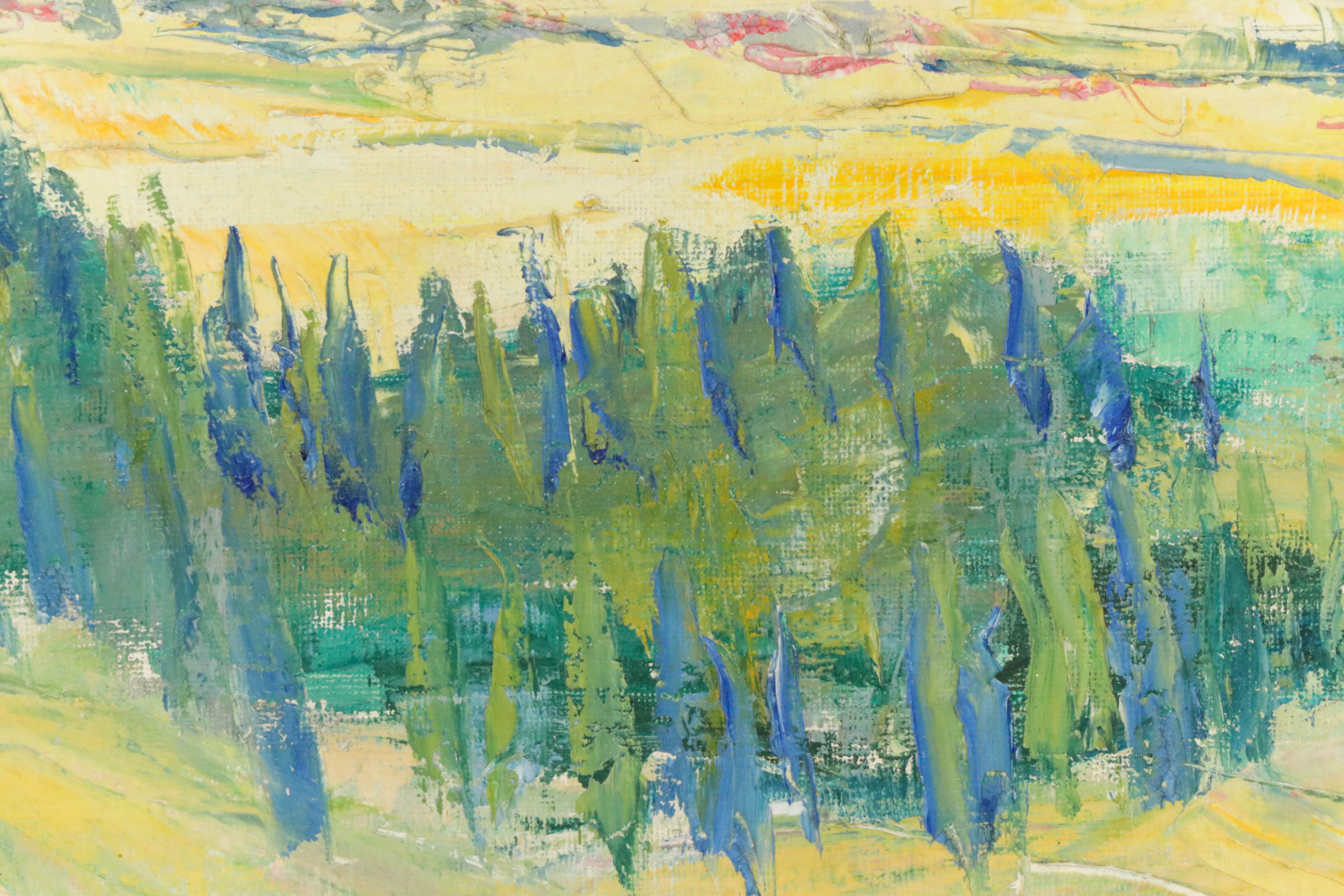 Emerson Burkhart Oil Painting "Mountain in Mexico"