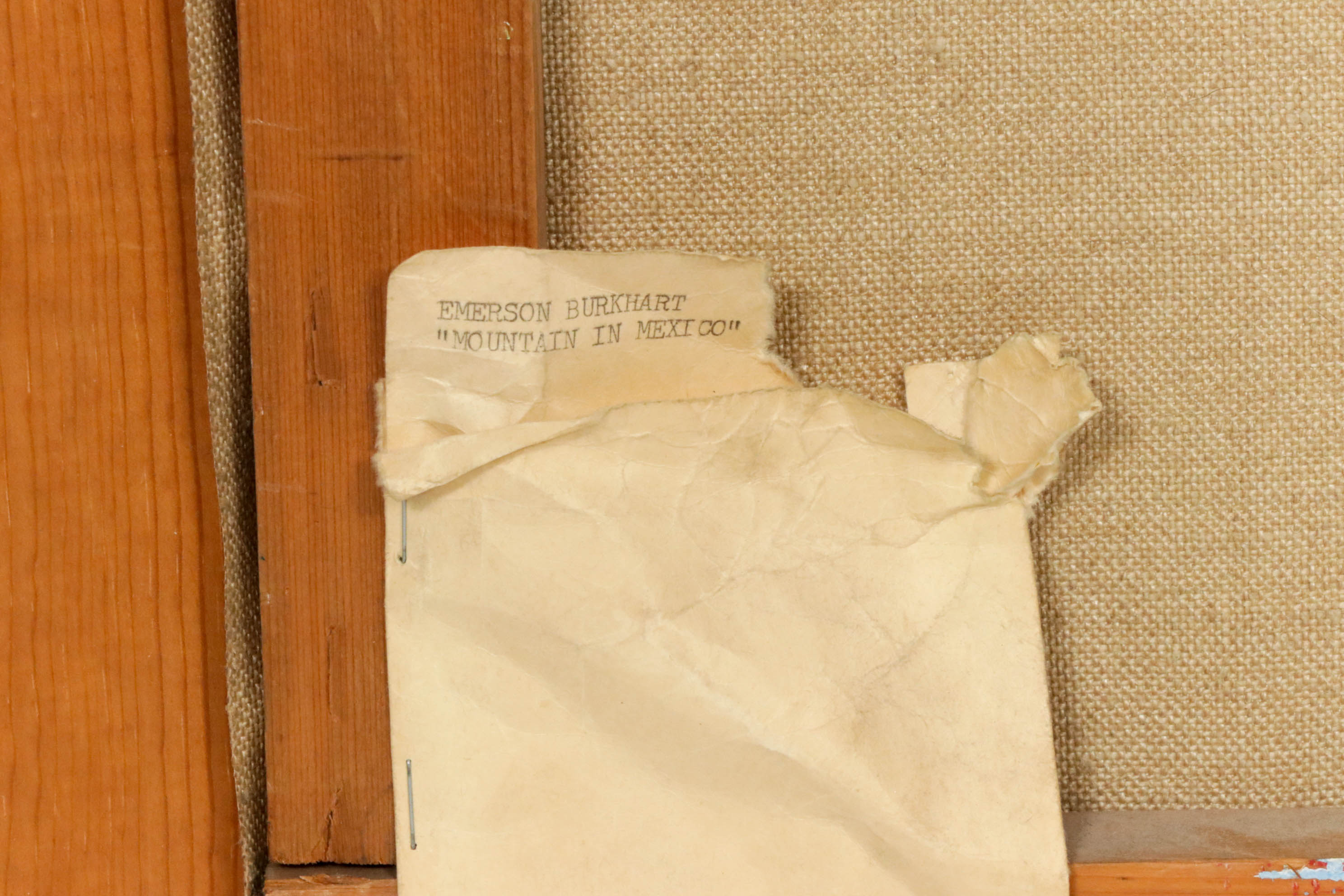 Emerson Burkhart Oil Painting "Mountain in Mexico"