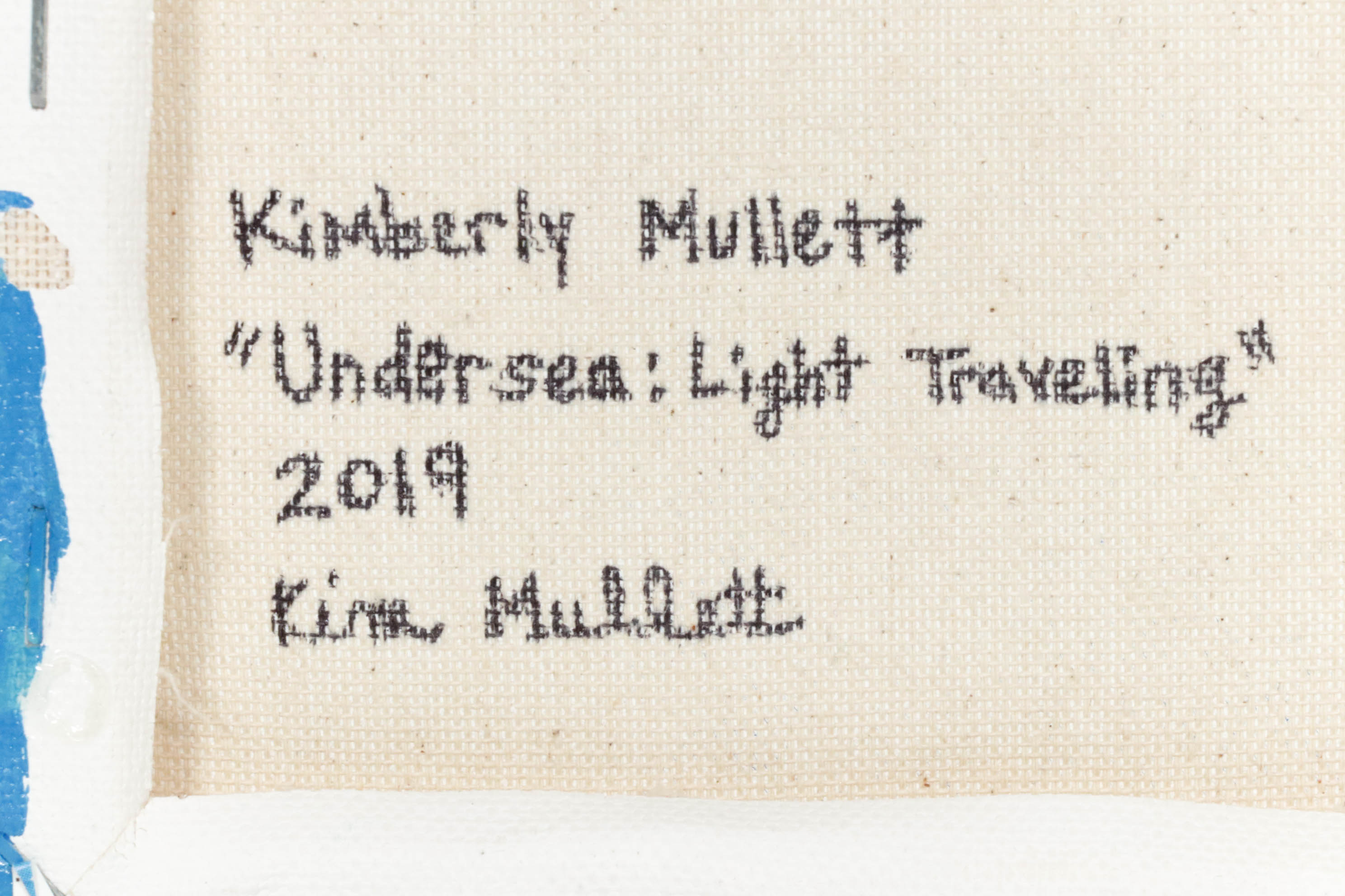 Kimberly Mullet Mixed Media Painting "Undersea: Light Traveling"