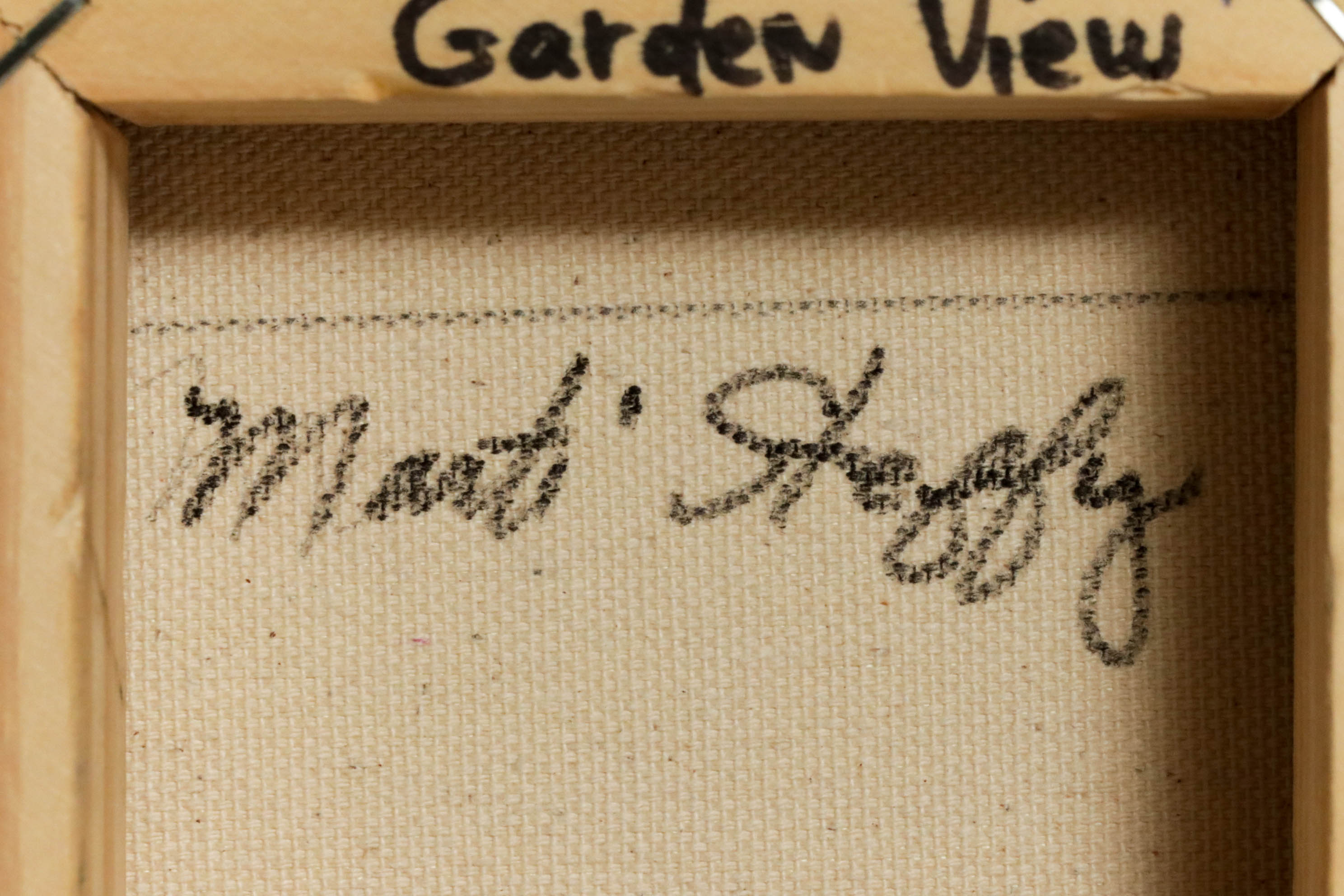 Marti Steffy Oil Painting "Garden View"