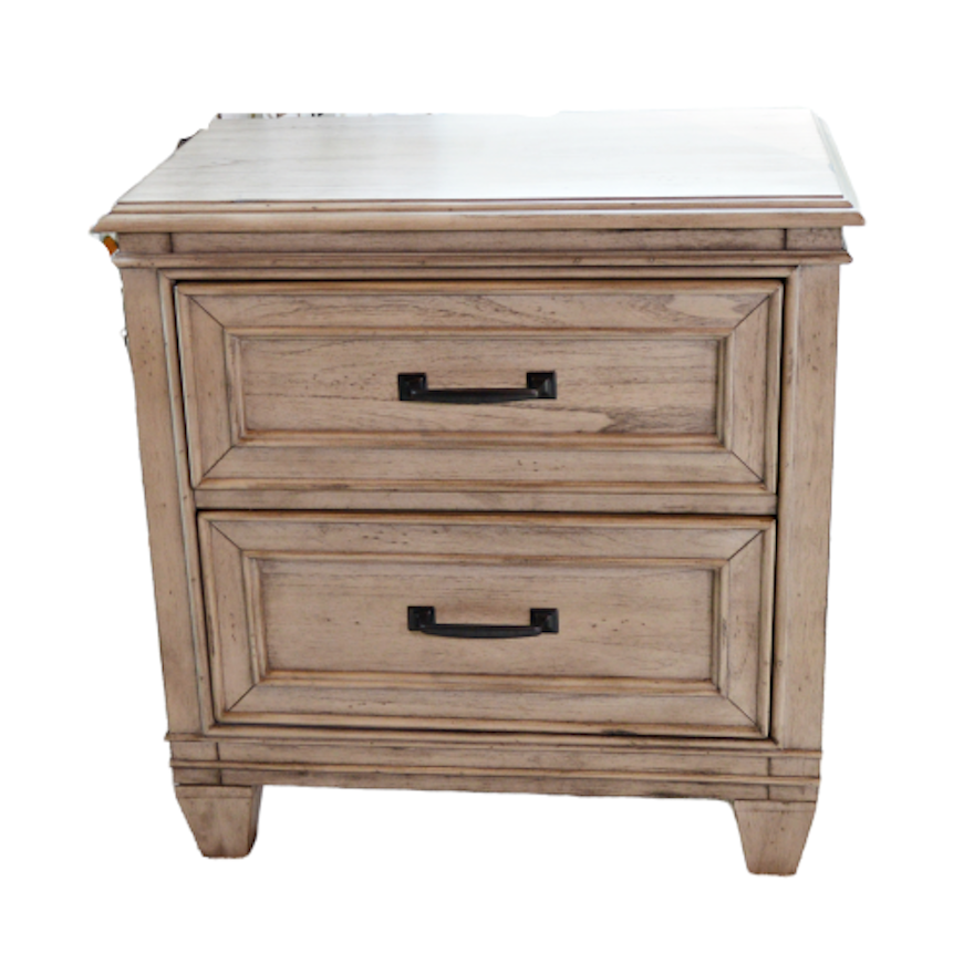 Liberty Furniture "Grayton Grove" Two Drawer Nightstand, Contemporary