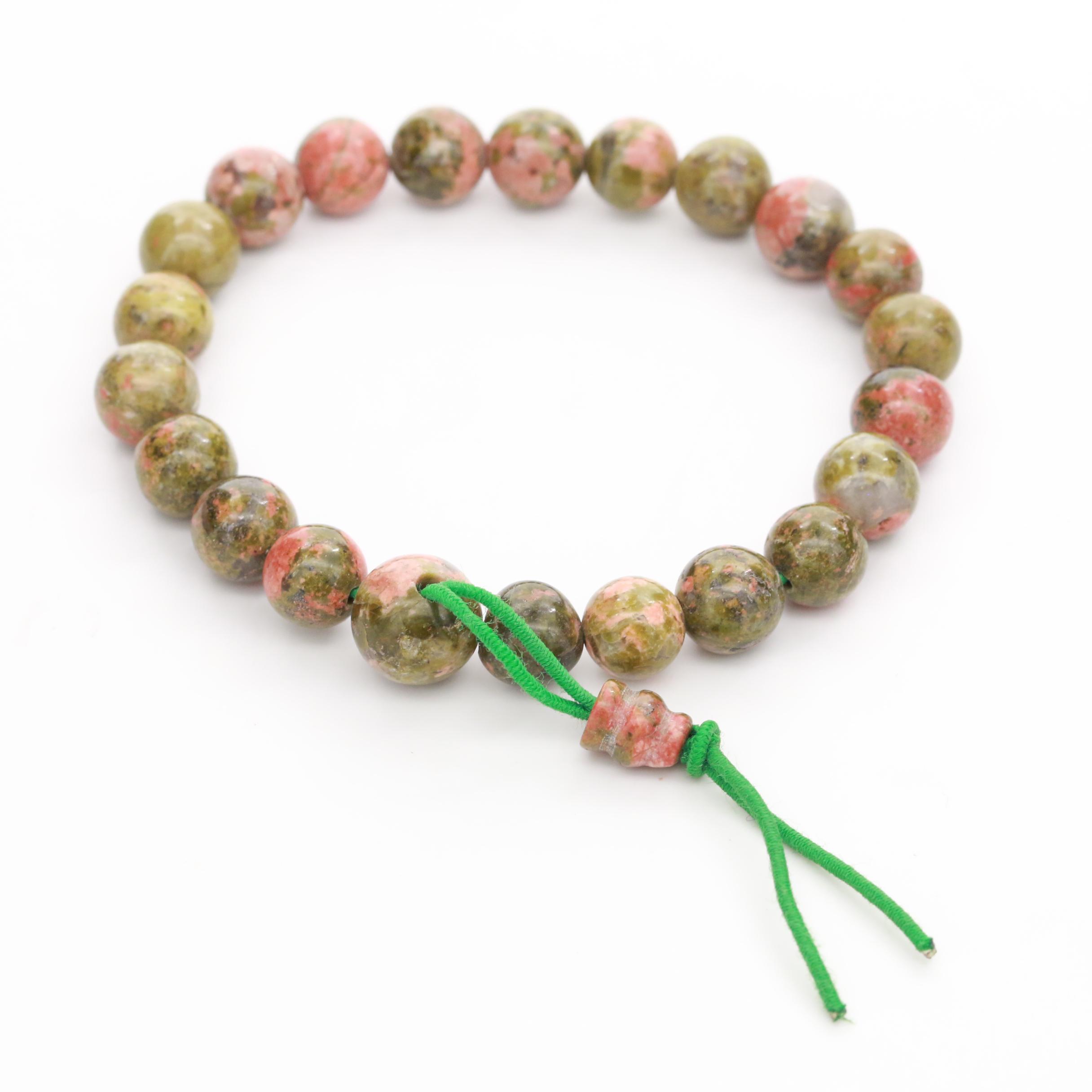 Expandable Unakite Bracelet
