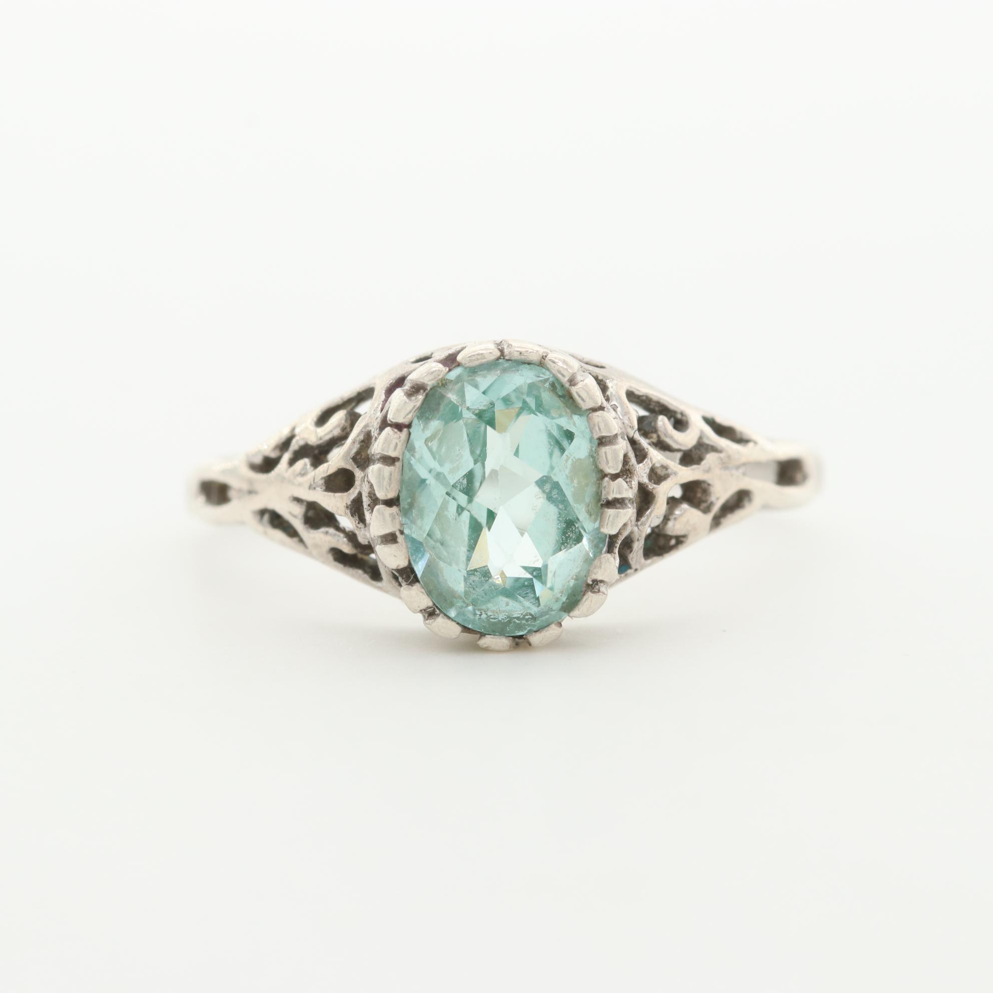 Sterling Silver Spinel Ring