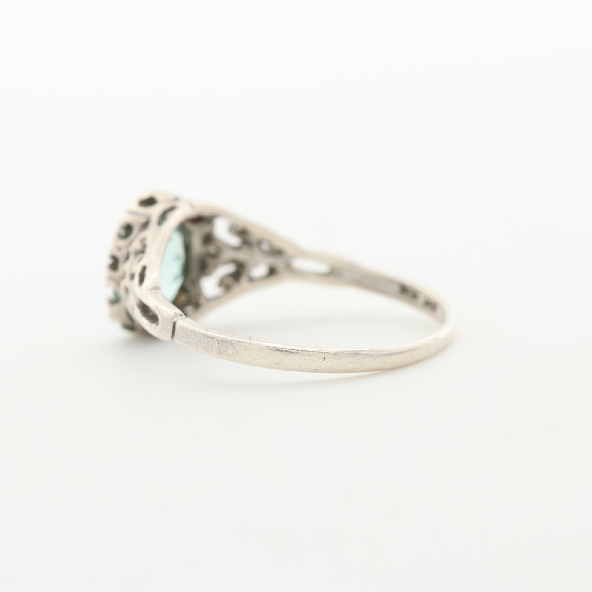 Sterling Silver Spinel Ring